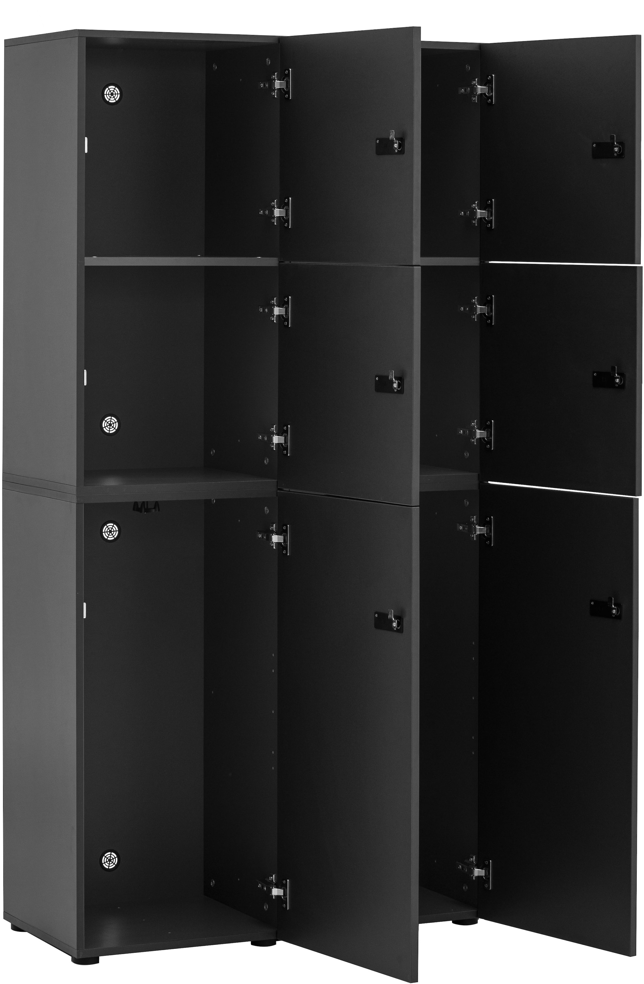 Schildmeyer Garderoben-Set »Locked Spind Schrank Set mit 4 Spinden« 4 Stk. tlg.