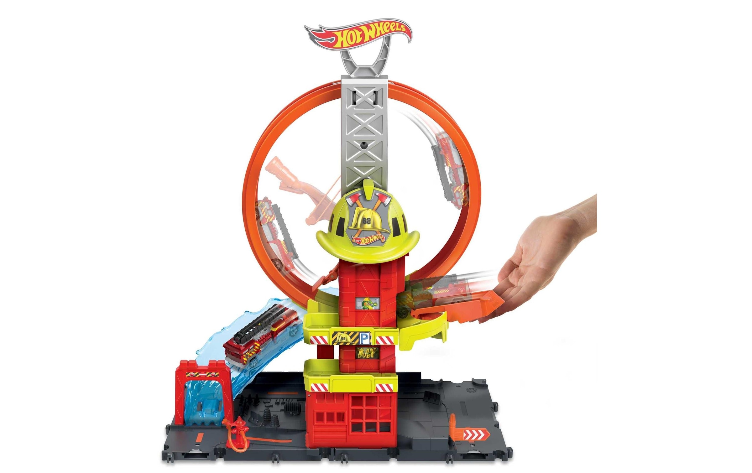 Hot Wheels Spielzeug-Auto »City Super Fire Station«
