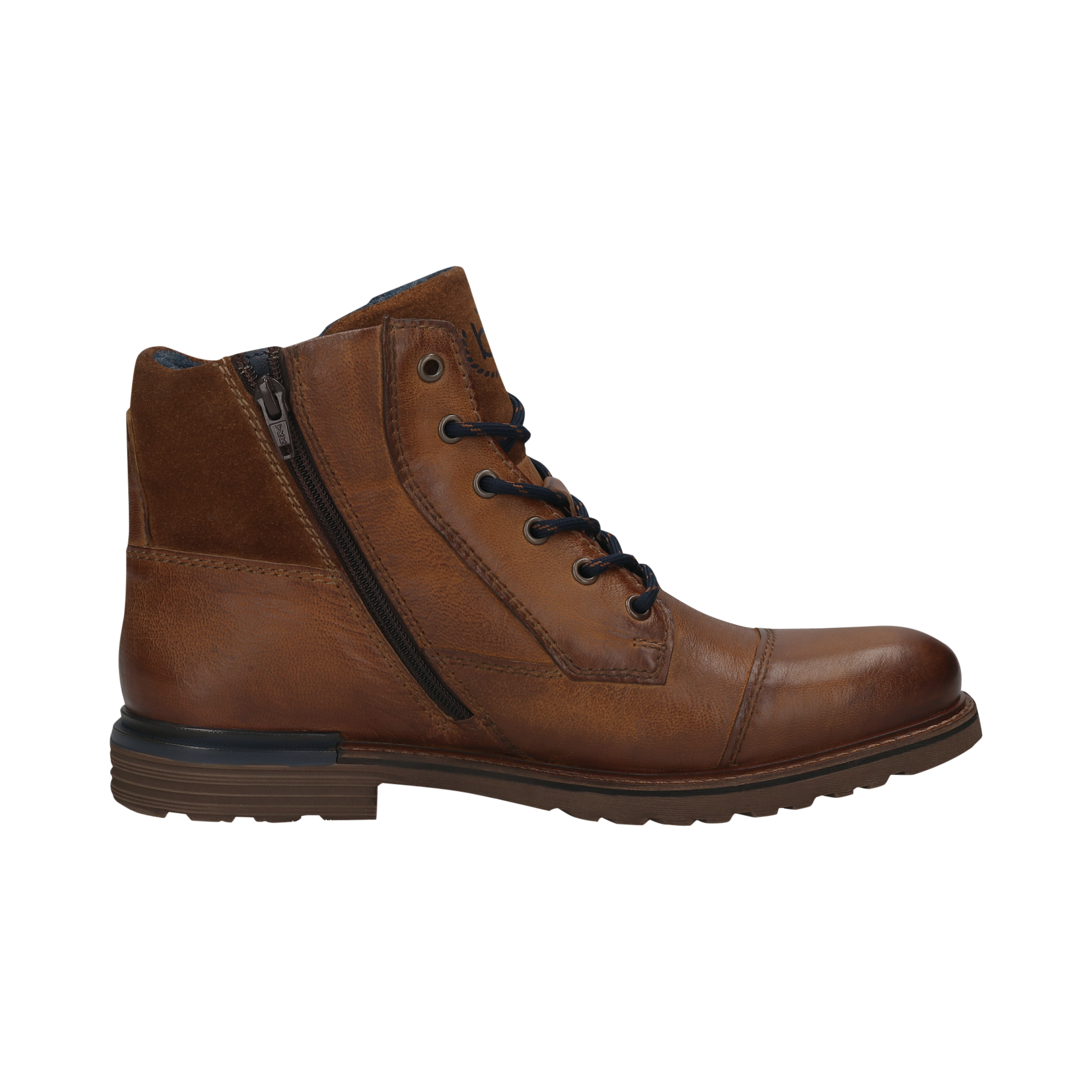 bugatti Schnürboots, Stiefel, Winterboots, Workerboots mit modischer Zierschnalle