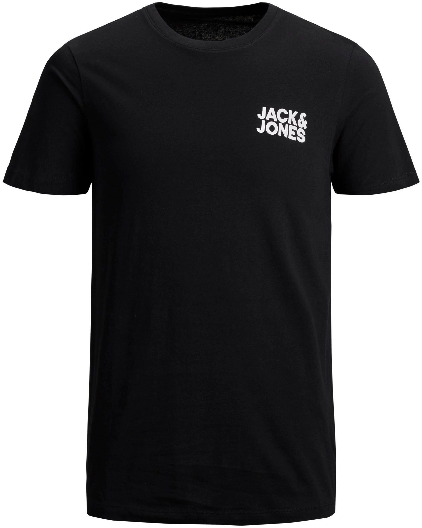 Image of Jack & Jones T-Shirt »CORP LOGO TEE«, (3 tlg., 3er-Pack) bei Ackermann Versand Schweiz