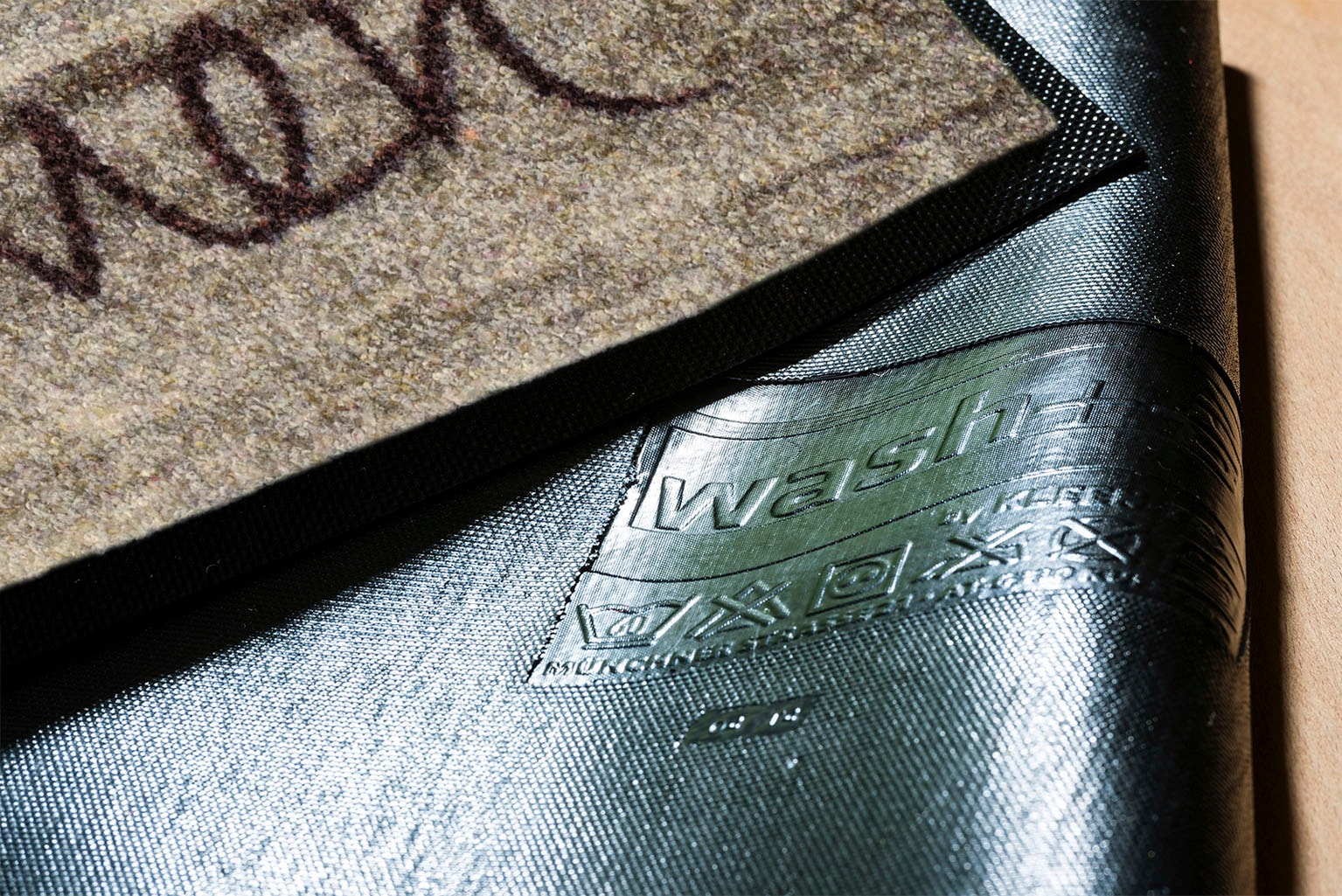 wash+dry by Kleen-Tex Fussmatte »Willkommensgruss« rechteckig 7 mm Höhe