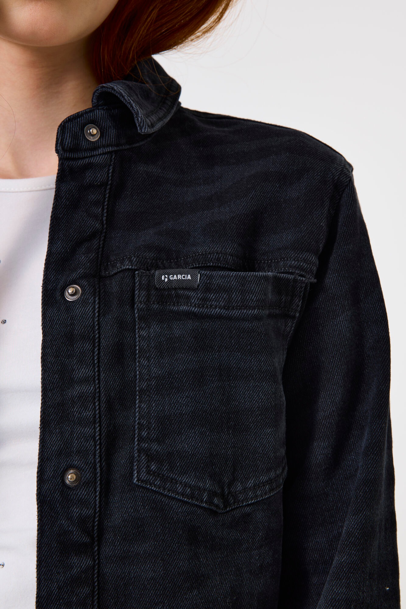 Garcia Veste en jean »colbert + gilet« mit All-Over Print for GIRLS