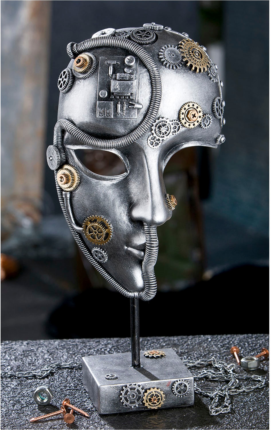 Image of Casablanca by Gilde Dekofigur "Skulptur "Steampunk face""