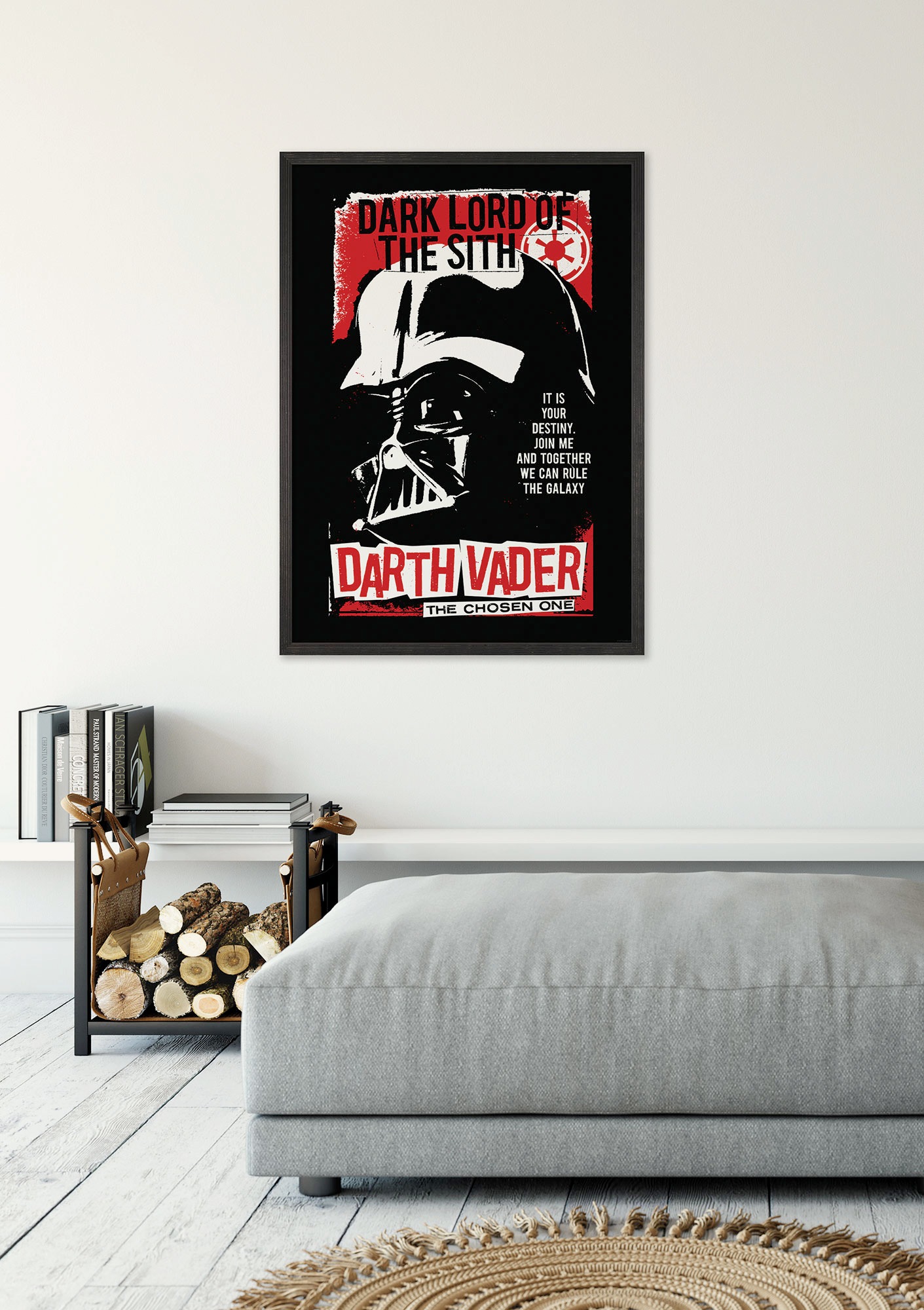Image of Komar Wandbild "Star Wars Darth Vader The Chosen One" Disney Set, 1 Stk. tlg. 30 x 40 cm (Breite x Höhe) - Kinderzimmer, Dekoration