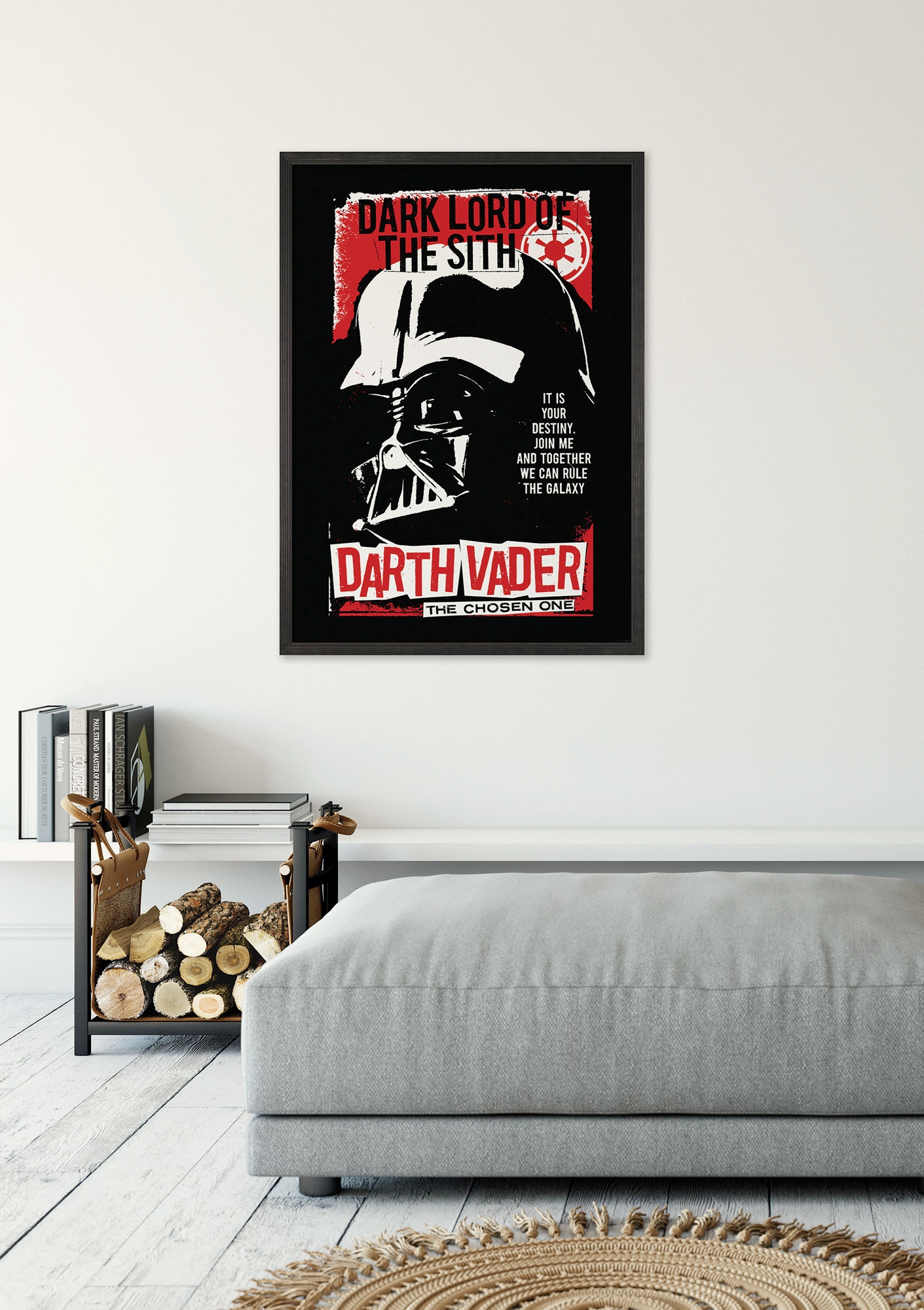 Image of Komar Wandbild "Star Wars Darth Vader The Chosen One" Disney Set, 1 Stk. tlg. 50 x 70 cm (Breite x Höhe) - Kinderzimmer, Dekoration