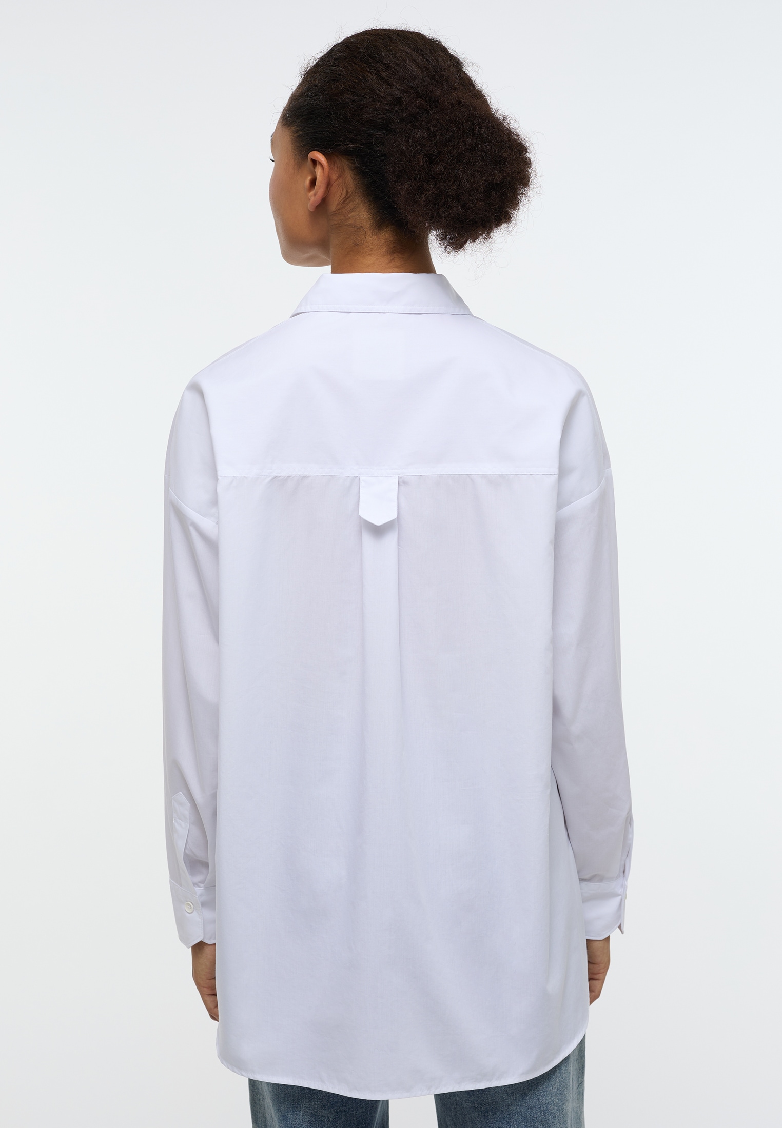 Eterna Longbluse »OVERSIZE FIT« EASY IRON (bügelleicht)