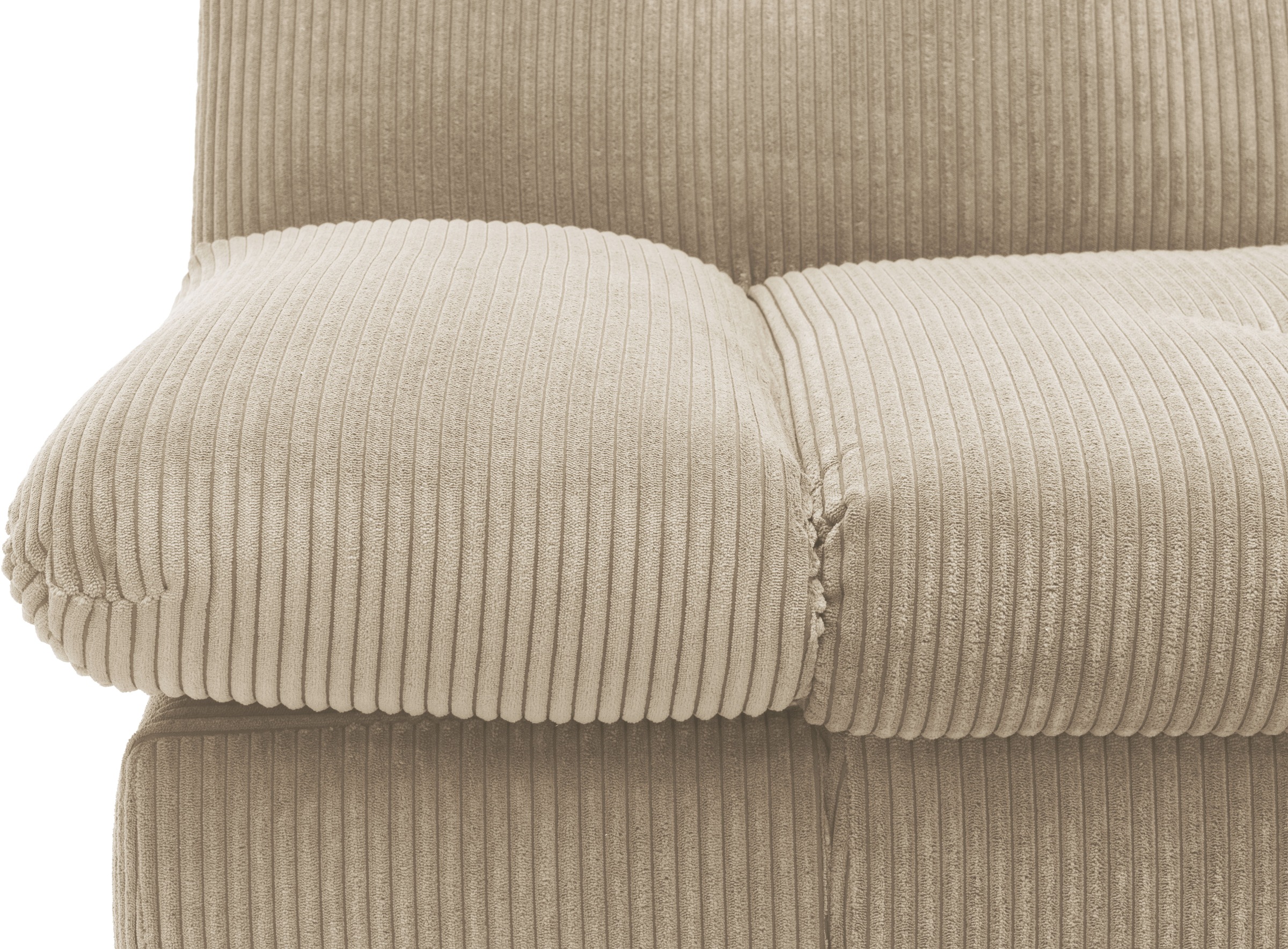 DOMO collection Ecksofa »100031 kompakte Stellmasse, komfortabel und bequem, L-Form«, wahlweise mit Bettfunktion und Armteilverstellung. Breite 234cm