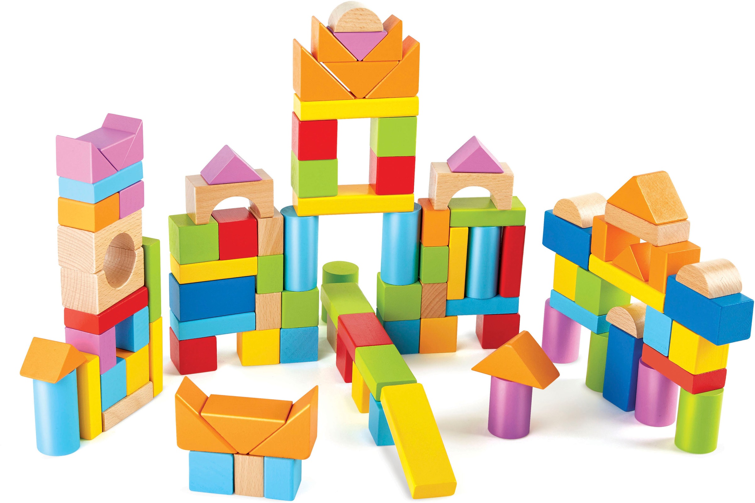 Image of Hape Spielbausteine "Wunderbare Holzbausteine" aus Holz