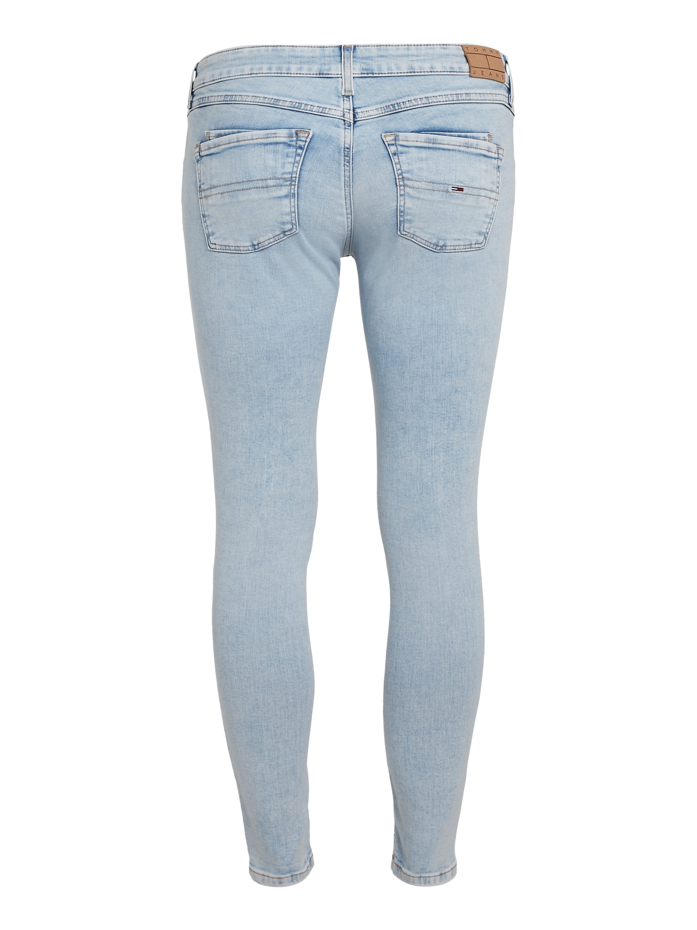 Tommy Jeans Bequeme Jeans »Scarlett Low Waist Skinny«, mit Ledermarkenlabel