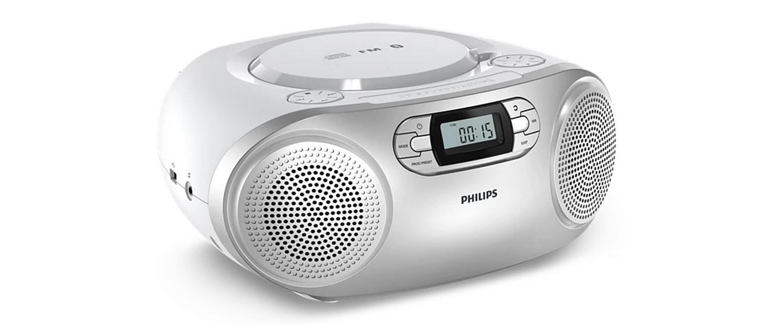 Philips Radio »TAZ2000S/10« (A2DP Bluetooth | AVRCP Bluetooth | Bluetooth FM-Tuner 3 W)