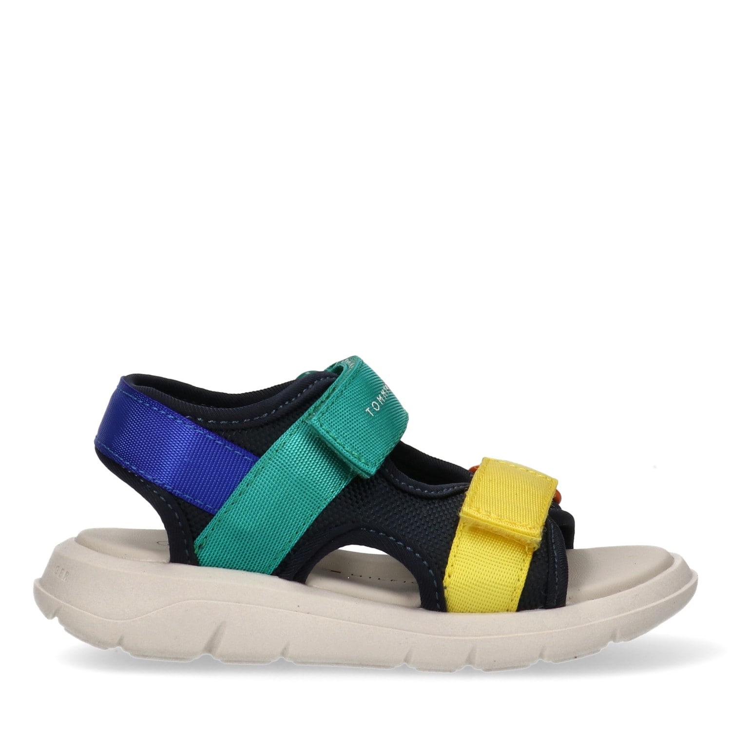 Tommy Hilfiger Sandale  sandale de trekking, chaussure d'été, chaussure à scratch look contrasté