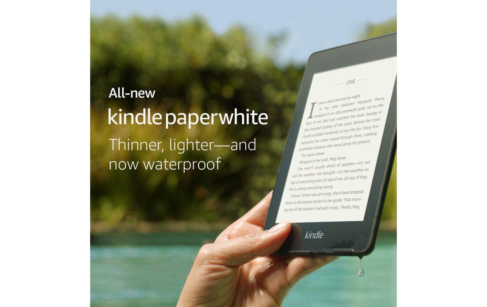 Amazon E-Book »Reader Kindle Paperwhite 2018 8 GB Special Offers«, (15,24 cm / 6 Zoll),)