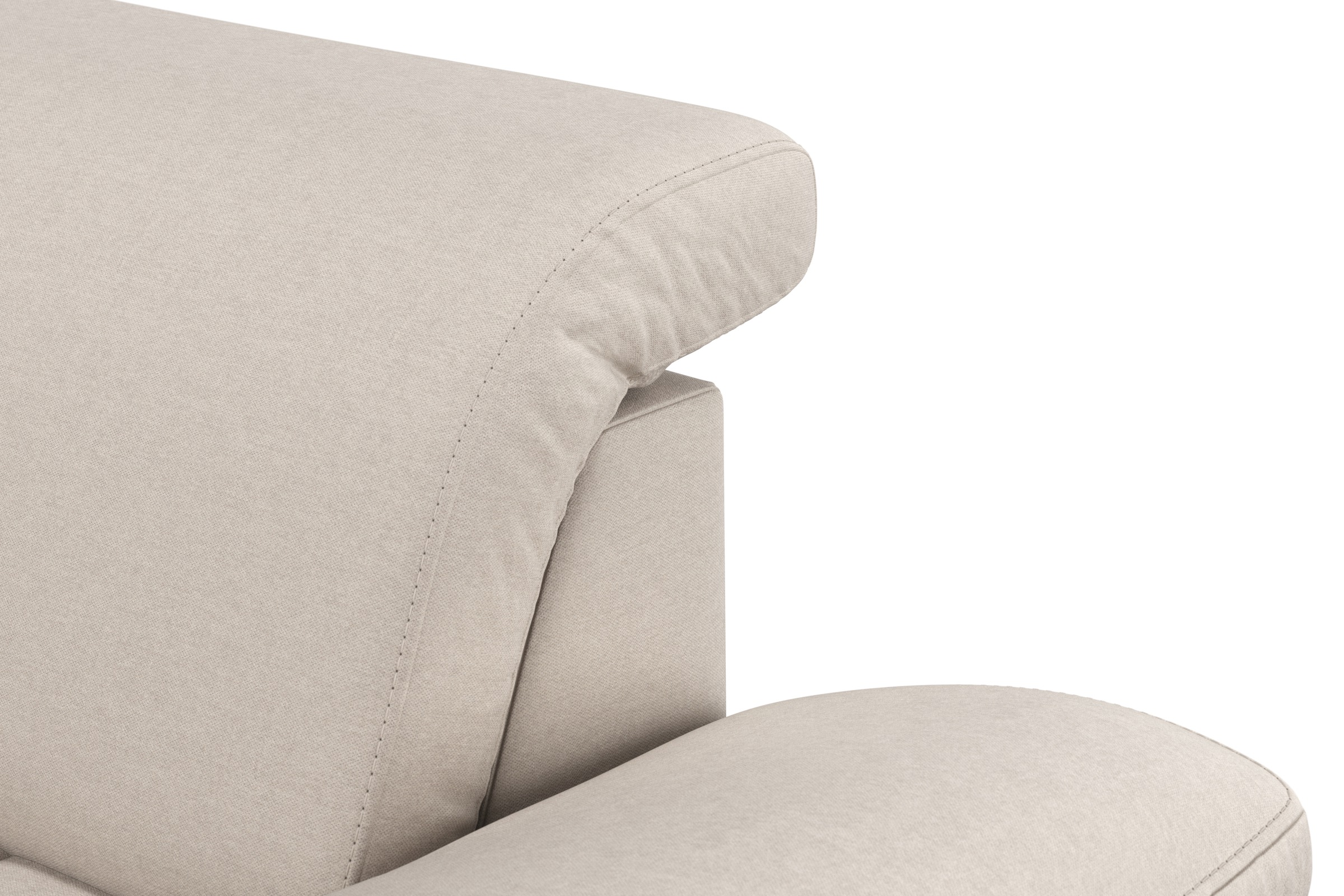 sit&more Ecksofa »Cool L-Form« wahlweise mit Kopfteilverstellung und Vorziehsitz, motorisch