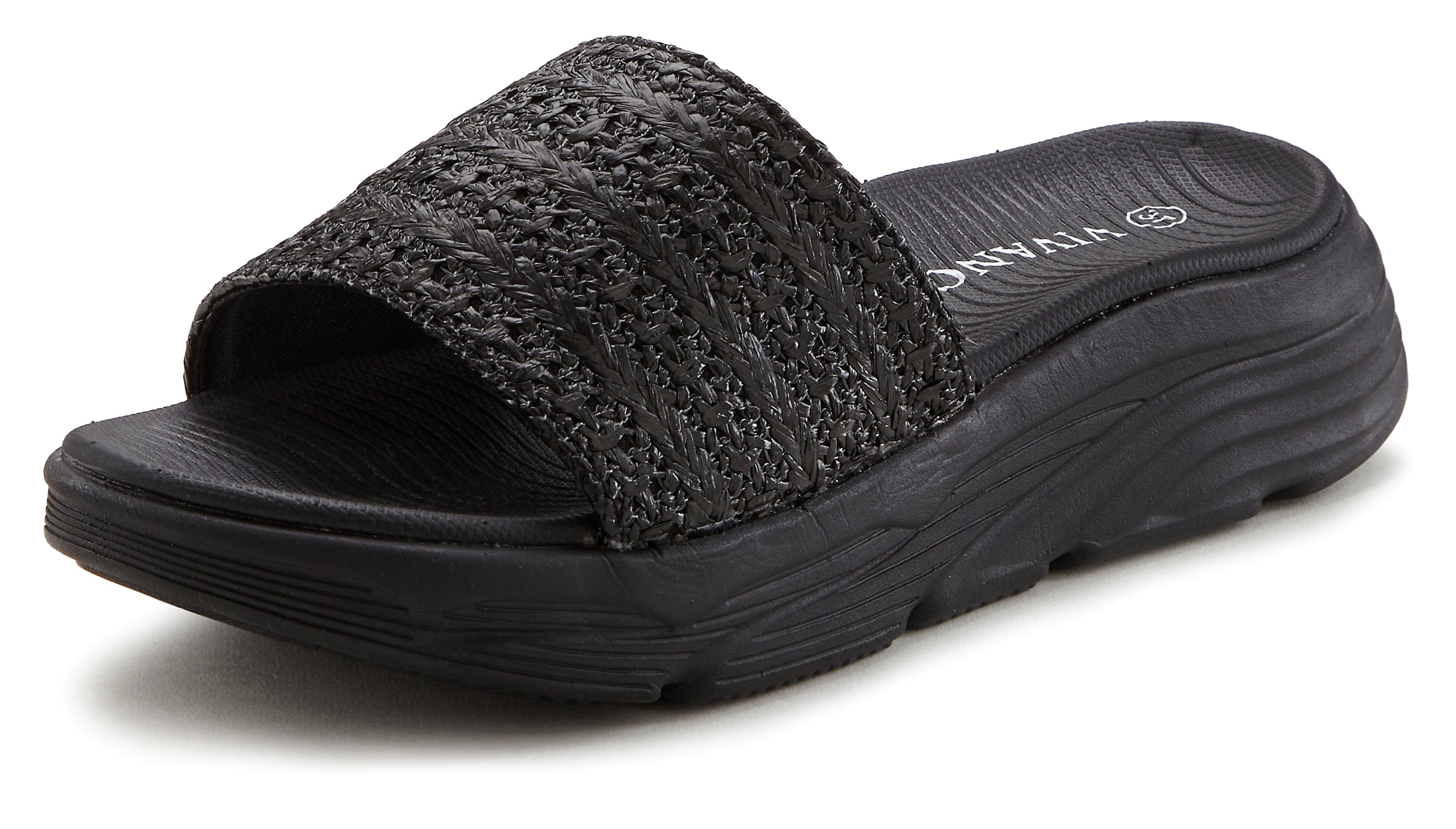 Vivance Pantolette »Mule, Sandale, Sommerschuh, offener Schuh,«  mit modischer Sohle VEGAN