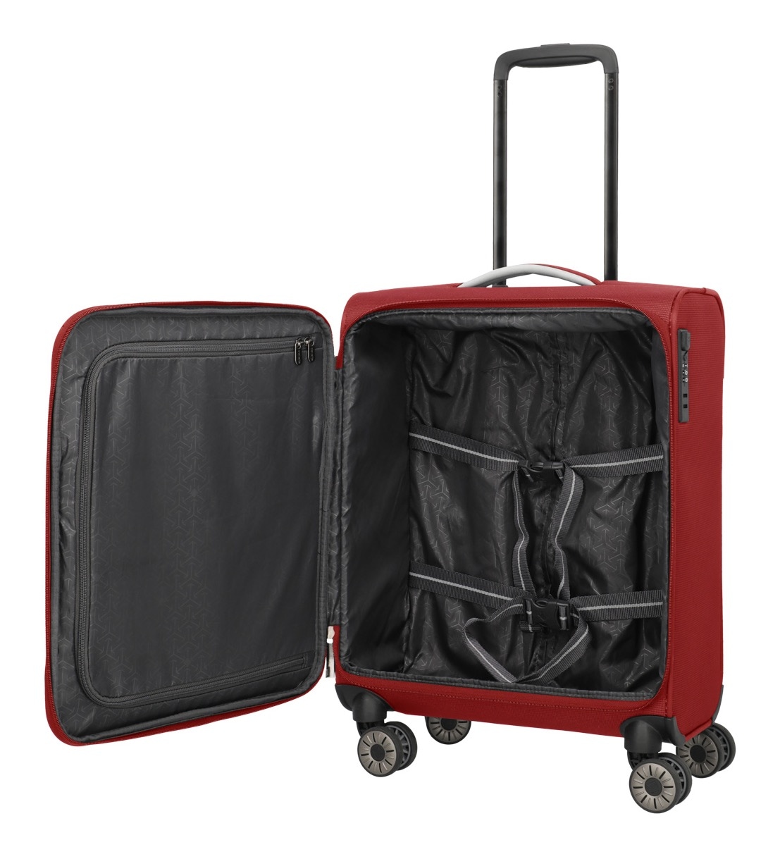 travelite Trolley pour bagages à main »JETPACK Multi Light 4 Cabin, konzipiert für Condor & Ryanair« 37 litre 4 Rollen Valise souple cabine pour la plupart des compagnies aériennes courantes