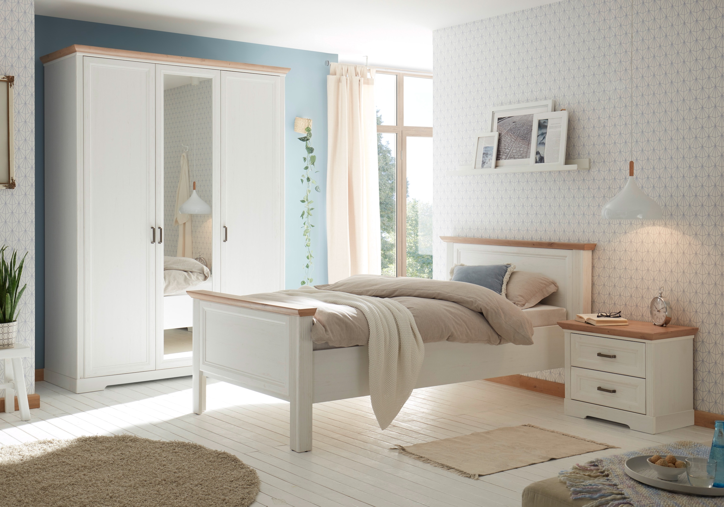 Schlafkontor Kleiderschrank »Jasmin II«, im Landhausstil