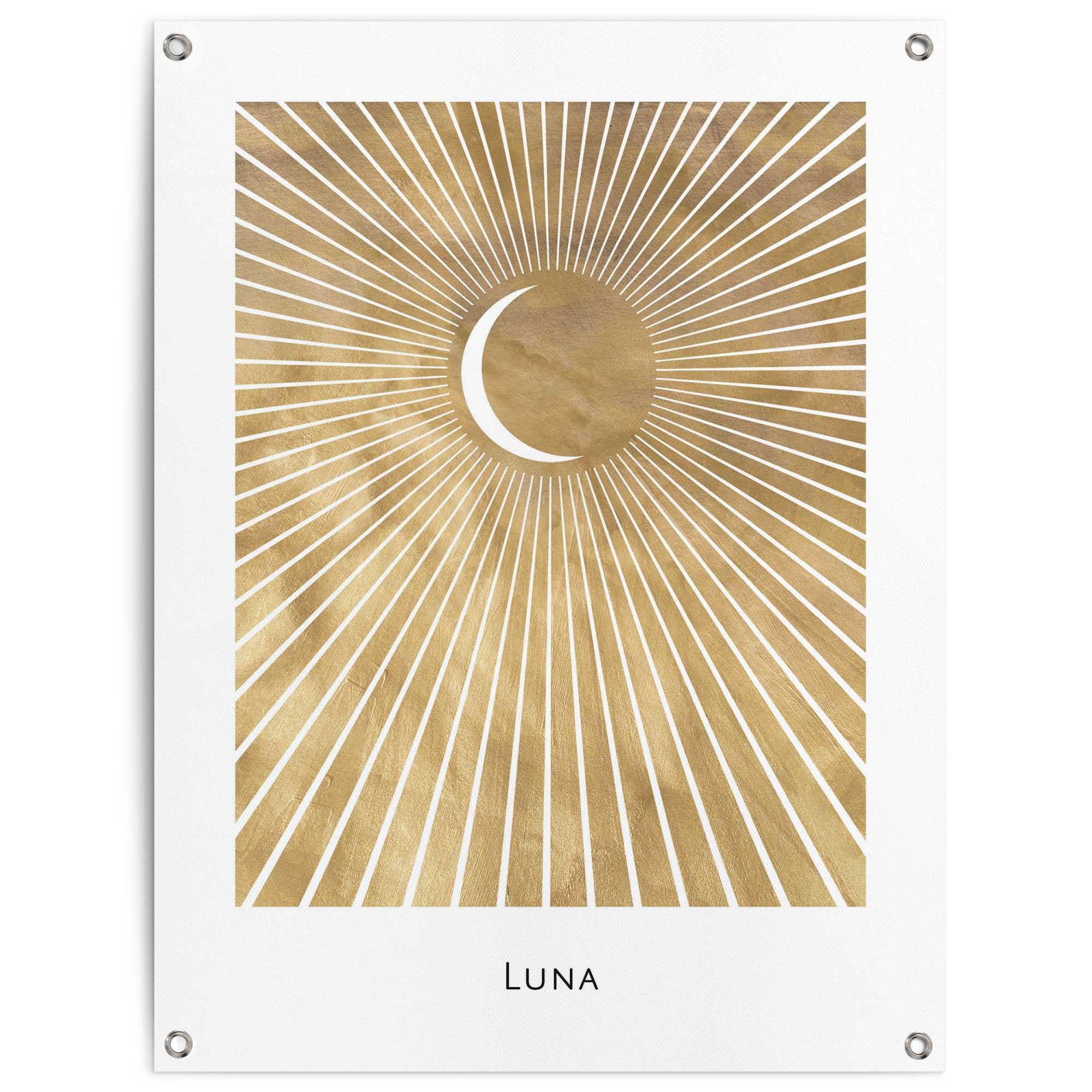 Image of Reinders Poster "Mond" Outdoor für Garten oder Balkon