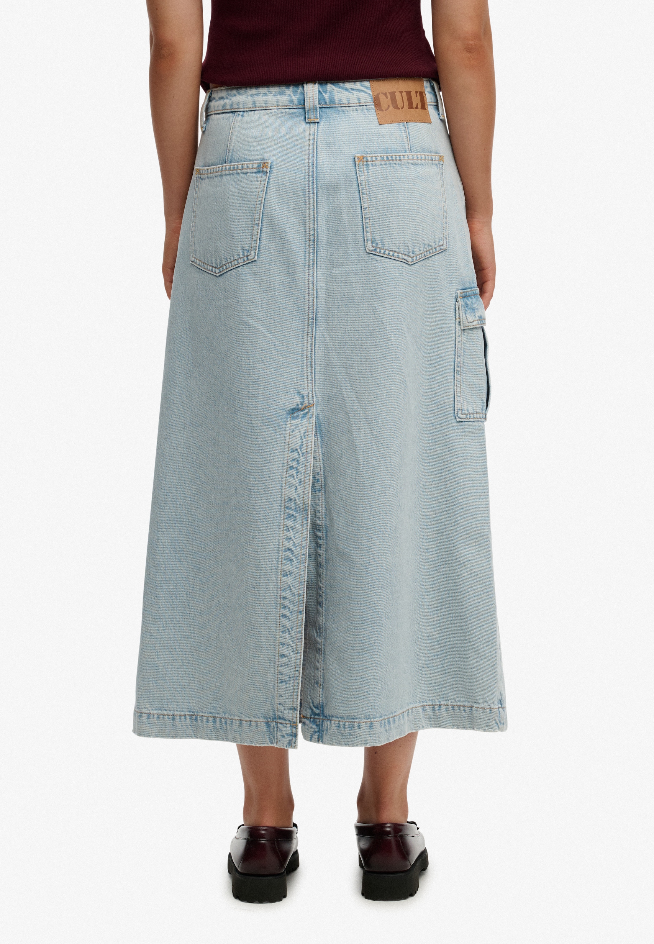 Superdry Jeansrock »DENIM CARGO MAXI SKIRT«