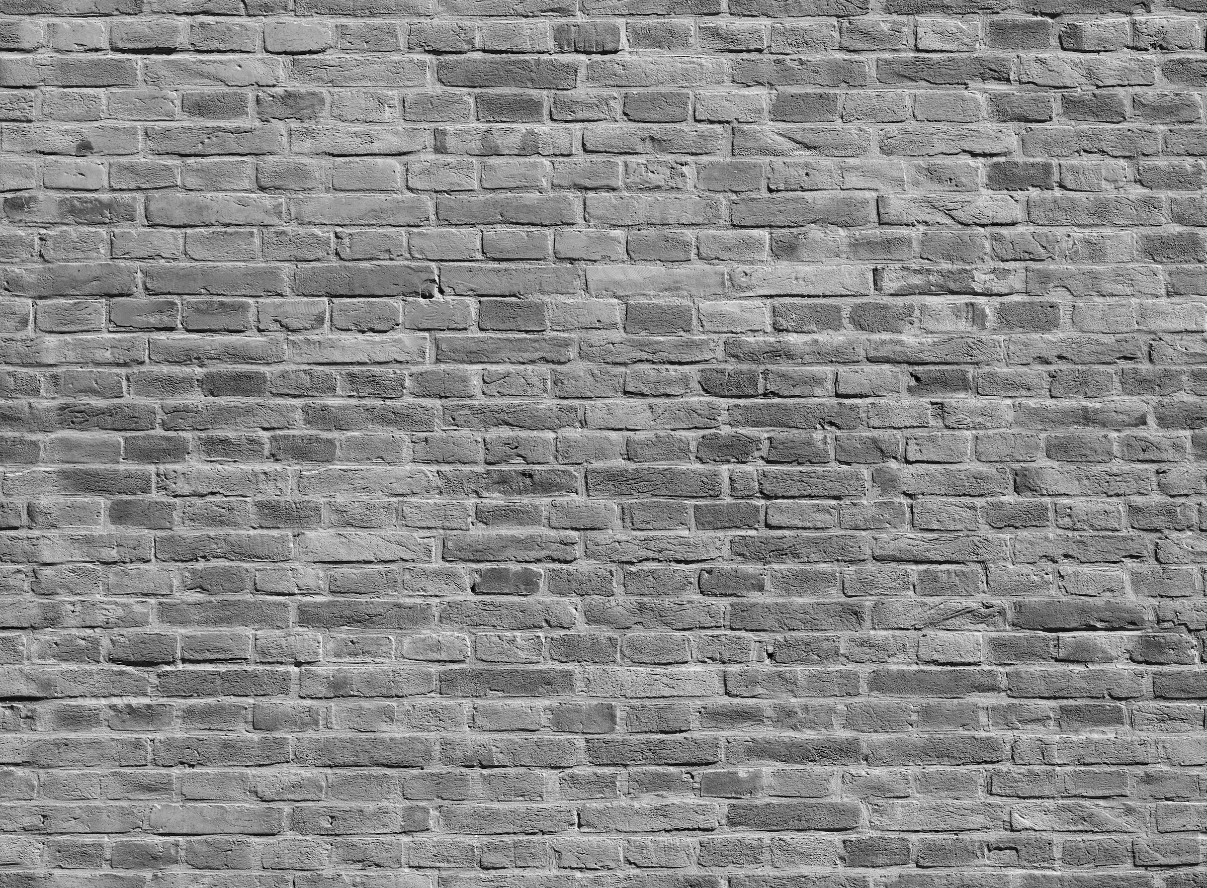 Image of Papermoon Fototapete "Ziegelwand Schwarz & Weiss"