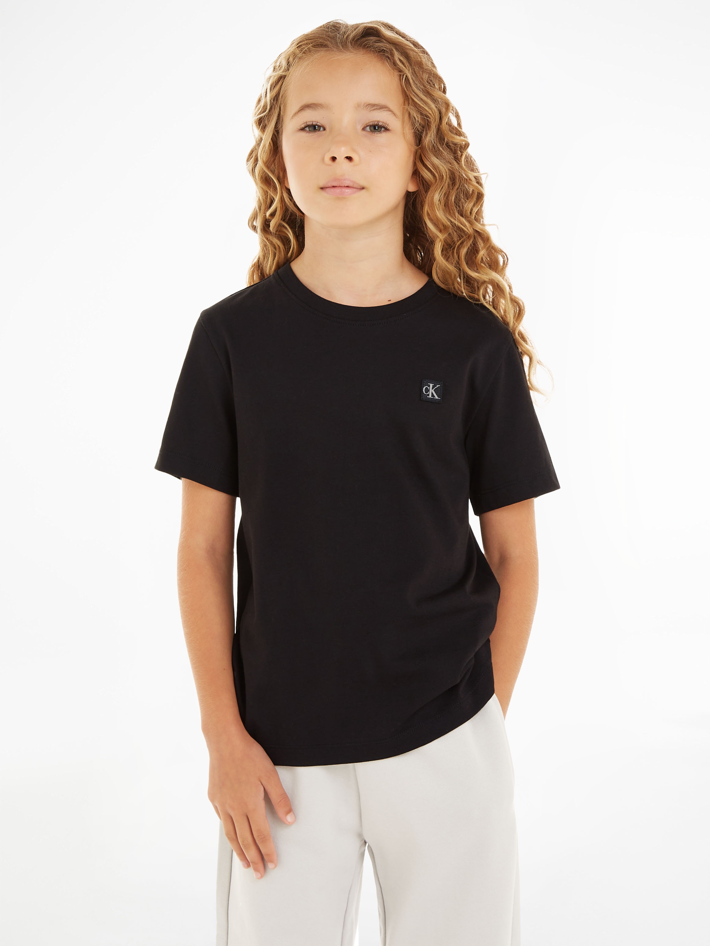 Image of Calvin Klein Jeans T-Shirt "MONOGRAM MINI BADGE T-SHIRT" für Kinder bis 16 Jahre