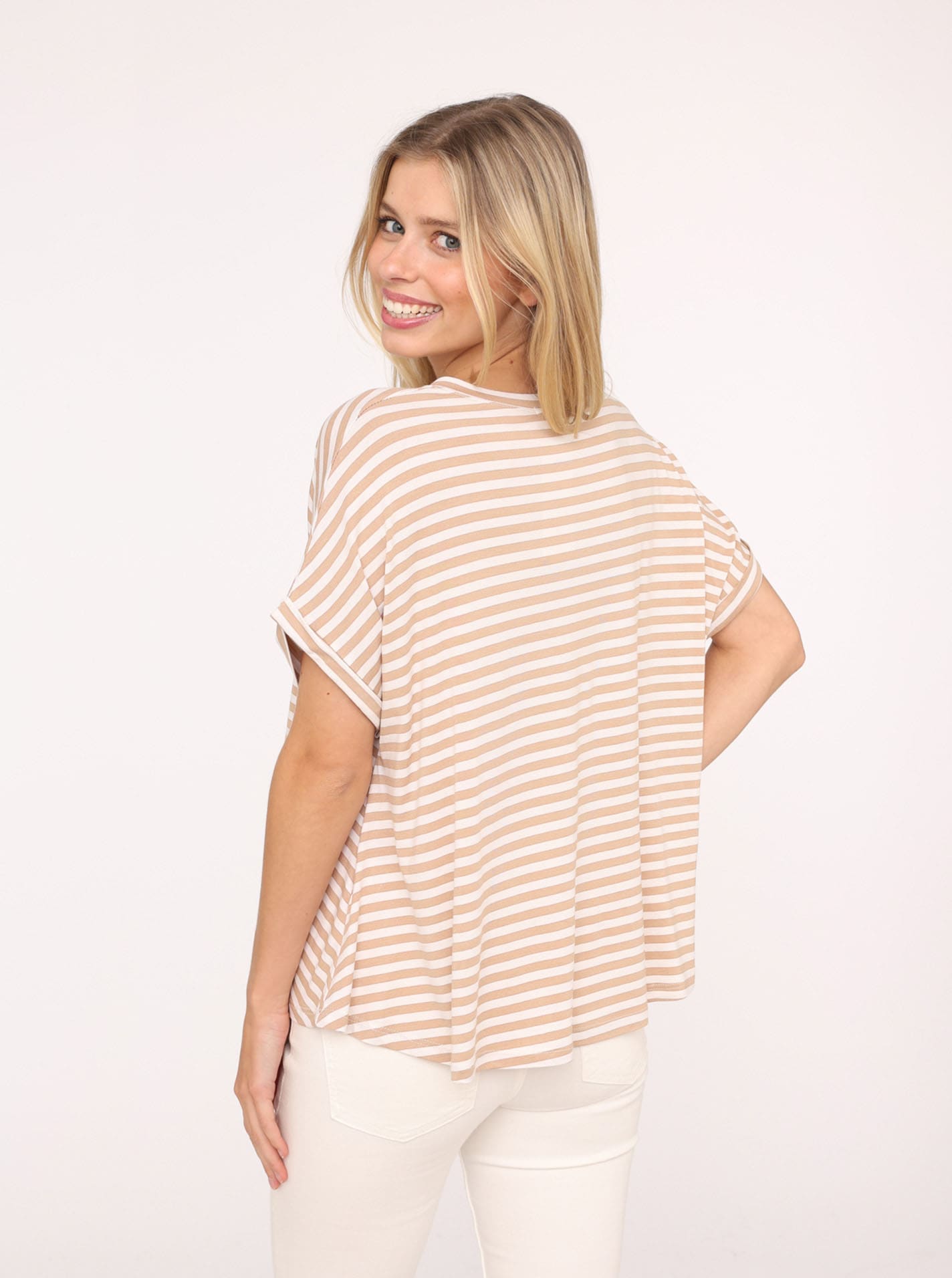 Zwillingsherz T-Shirt »"Maritime Streifen"«, mit hohem Viskoseanteil, One Size