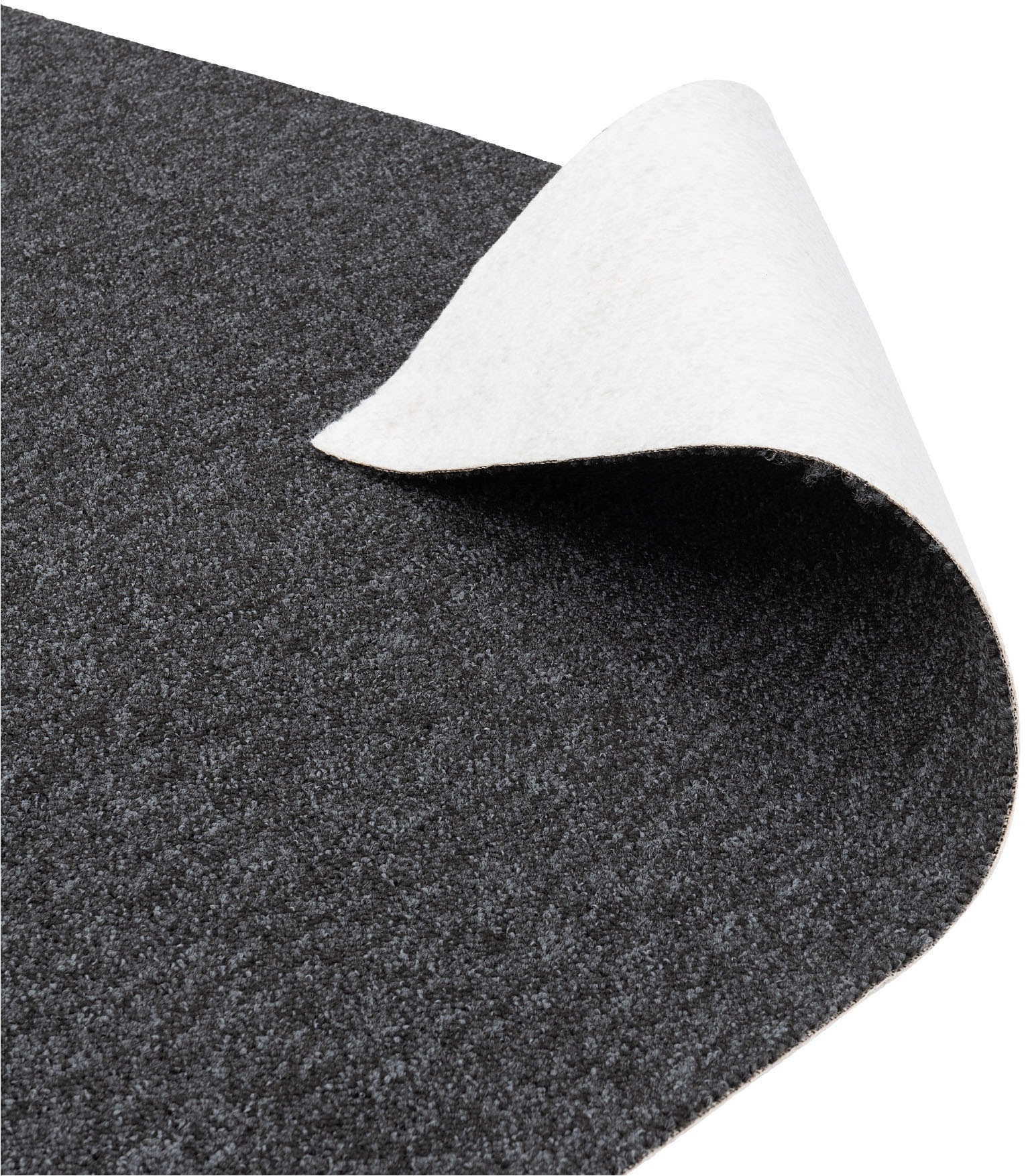 my home Teppichboden »Fortis, Schlinge, Made in Netherlands«, rechteckig, 5 mm Höhe, meliert, Breite 400 cm, strapazierfähig, Wohnzimmer