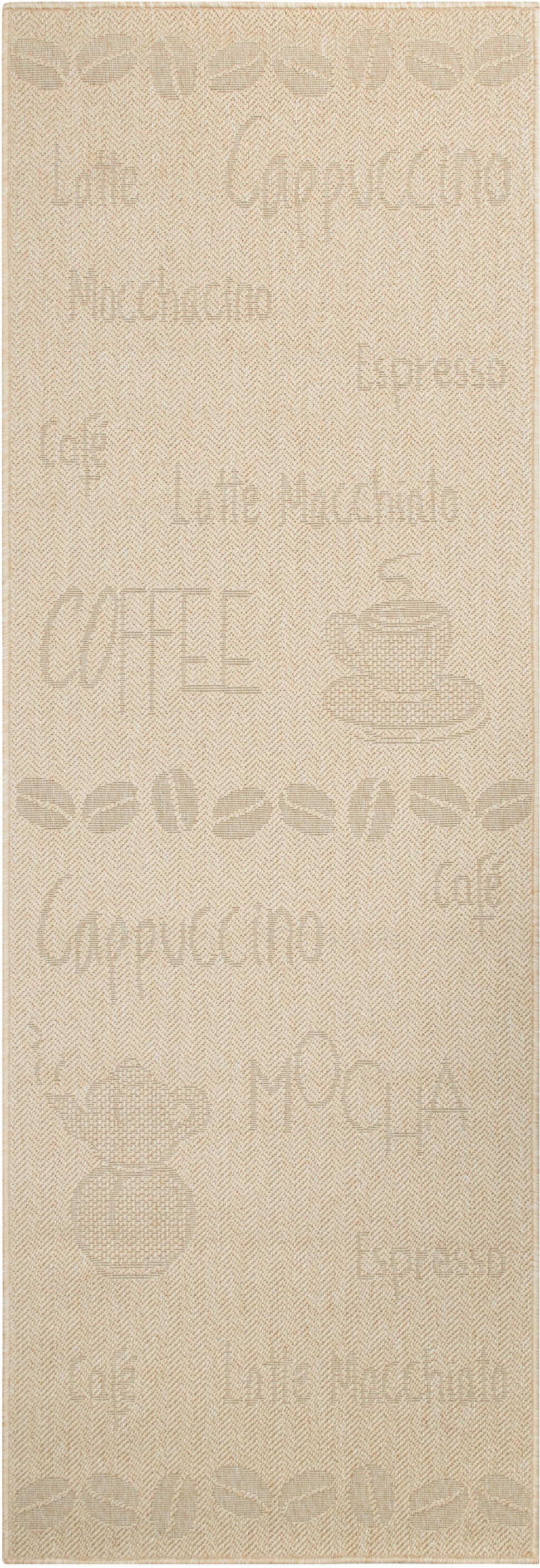 GOODproduct Läufer »Coffee, Kaffee-Motive, In- und Outdoor geeignet« rechteckig 5 mm Höhe Wetterfest, UV-beständig, Küchenläufer, Camping, Balkon