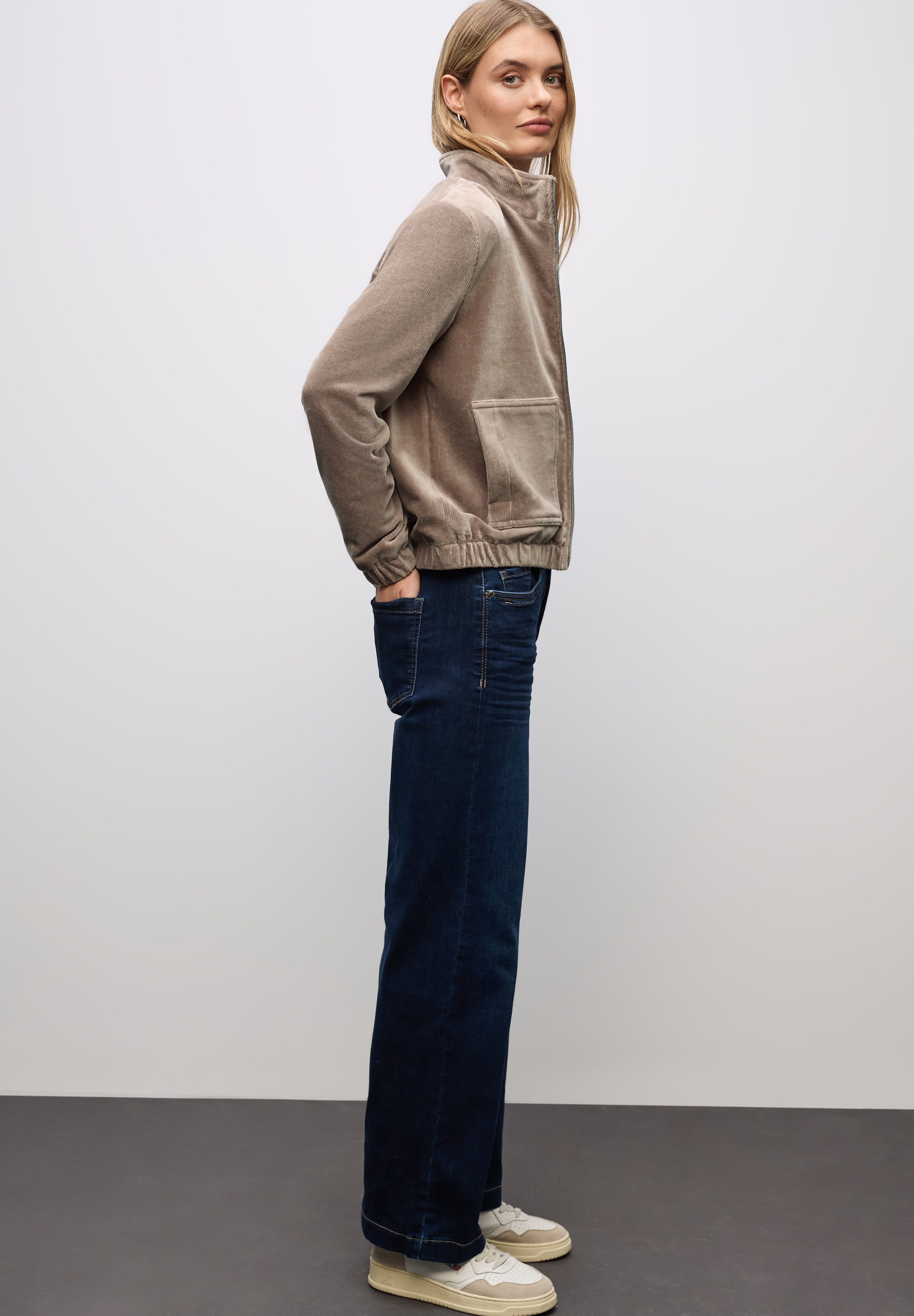 STREET ONE Cordjacke, mit elastischem Bund