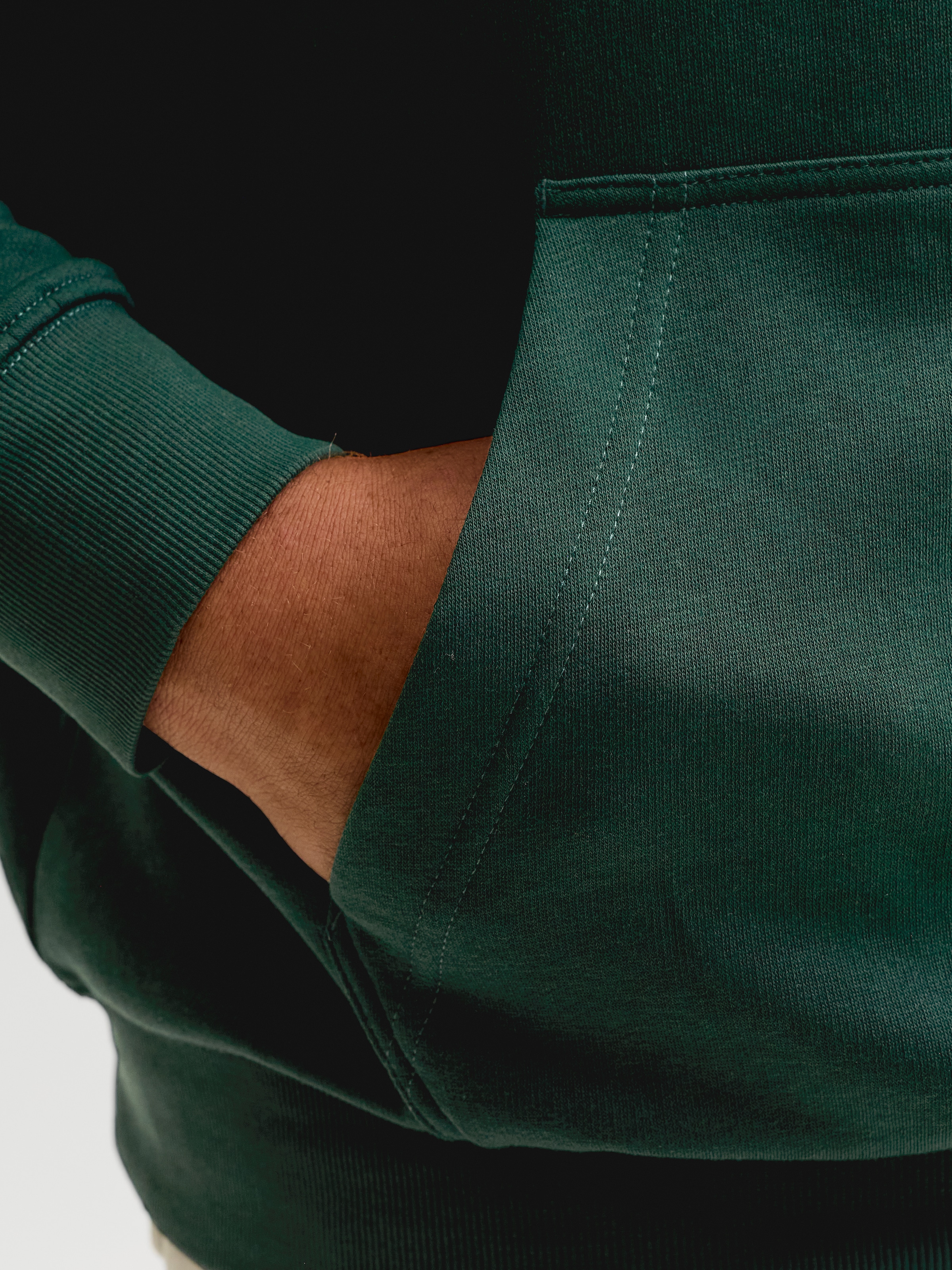 Jack & Jones PlusSize Sweat à capuche »JORFREDERIKSBERG MONOGRAM SWEAT HOOD PLS«, mélange coton, coupe régulière
