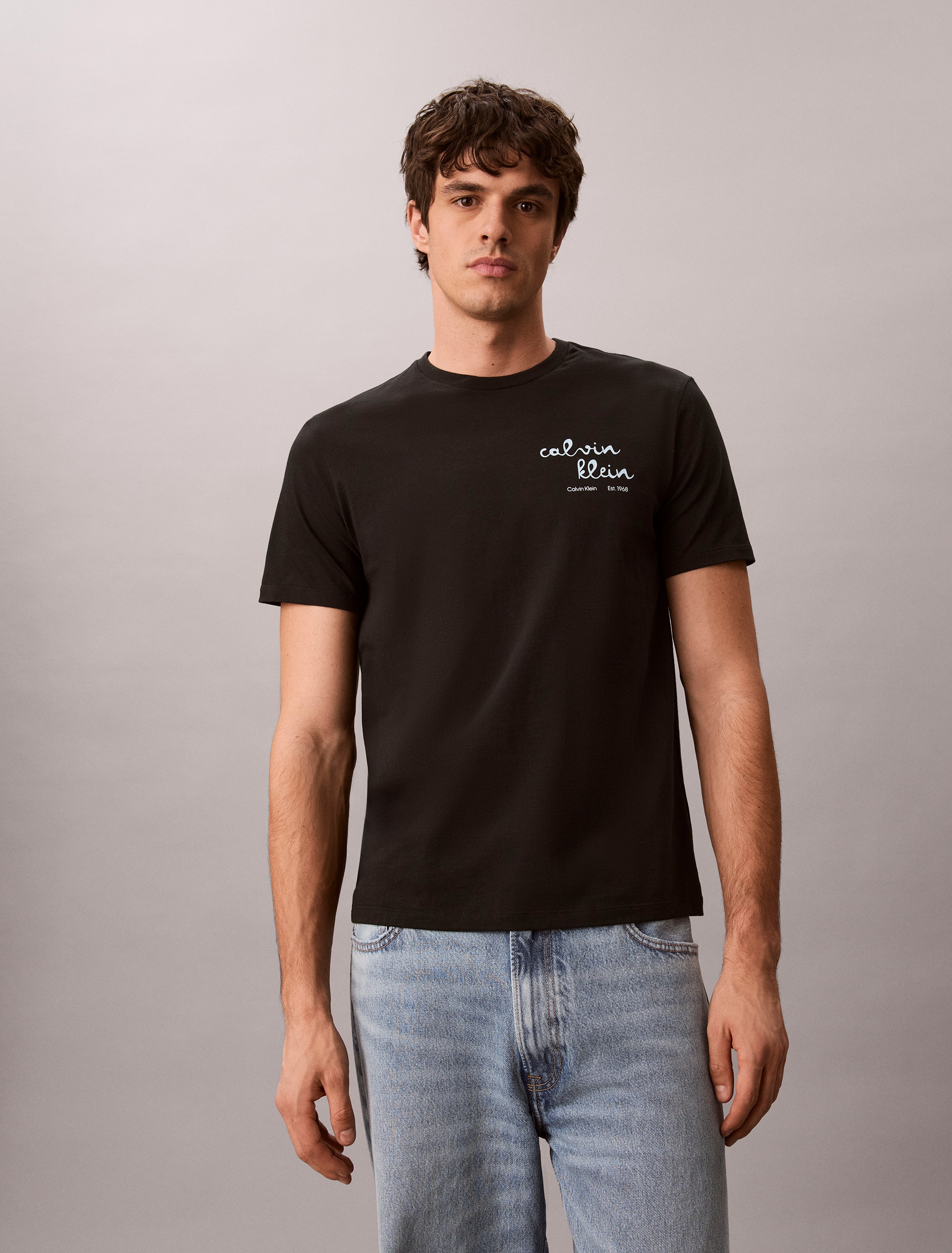Image of Calvin Klein T-Shirt "LINES SEASONAL" Regular fit mit Print
