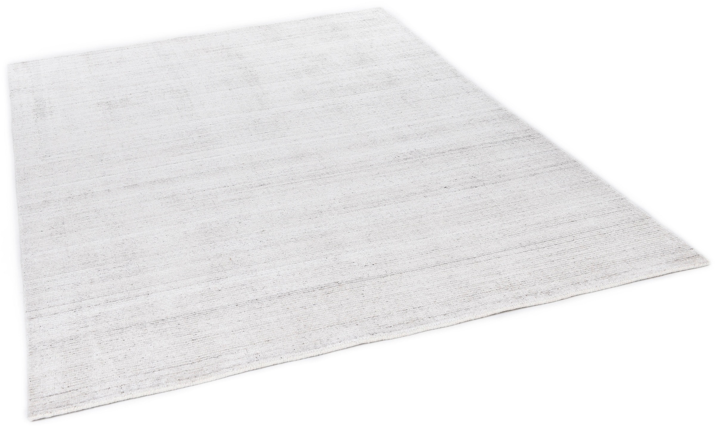 Sansibar Teppich »Tinnum Uni meliert«, rechteckig, 13 mm Höhe, meliert, 60% Wolle, handgearbeitet in aufwendiger Handloom-Technik