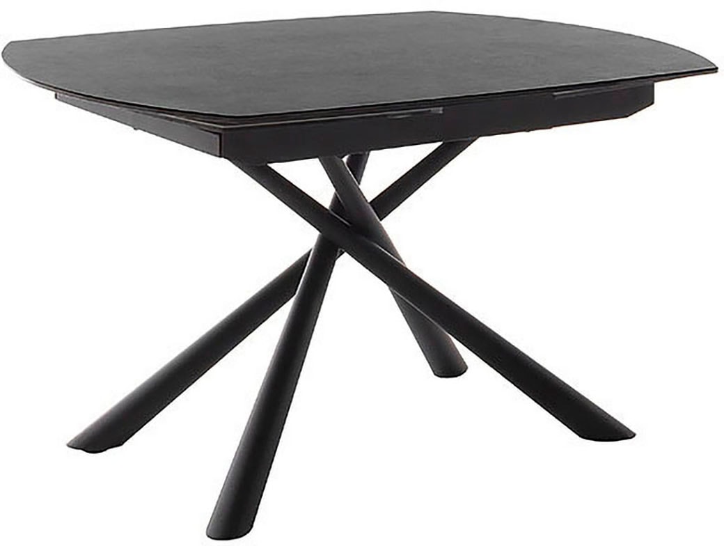 MCA furniture Esstisch »NICOSIA Vierfusstisch 130-190 cm«, (Einzelstück), Keramik, Metall, Rotationsauszug, ausziehbar, Tischplatte 11 mm