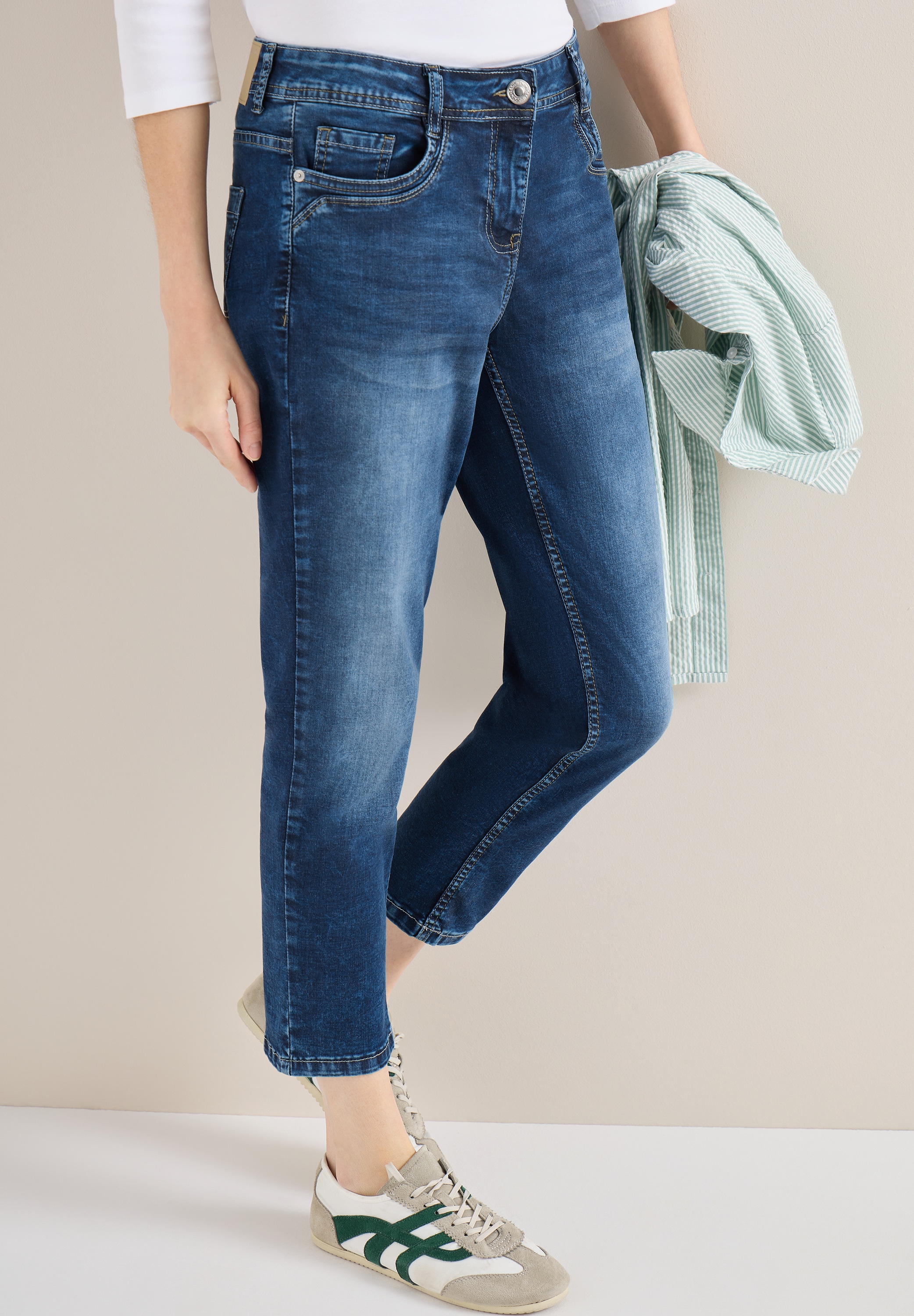 Image of Cecil Slim-fit-Jeans "Style Scarlett" mit Stretch