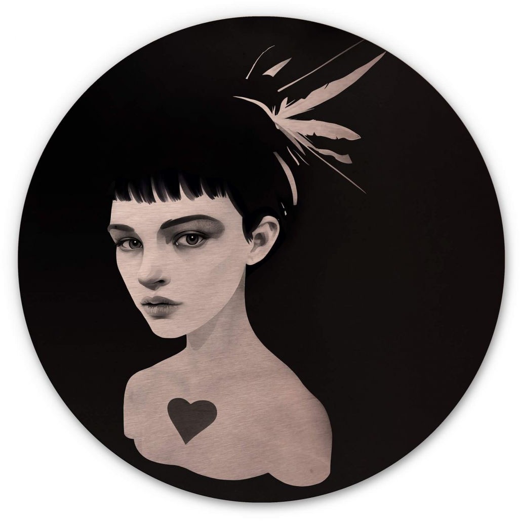 Image of Wall-Art Metallbild »Lady Wandbild Herz Metallschild«, (1 St.) bei Ackermann Versand Schweiz