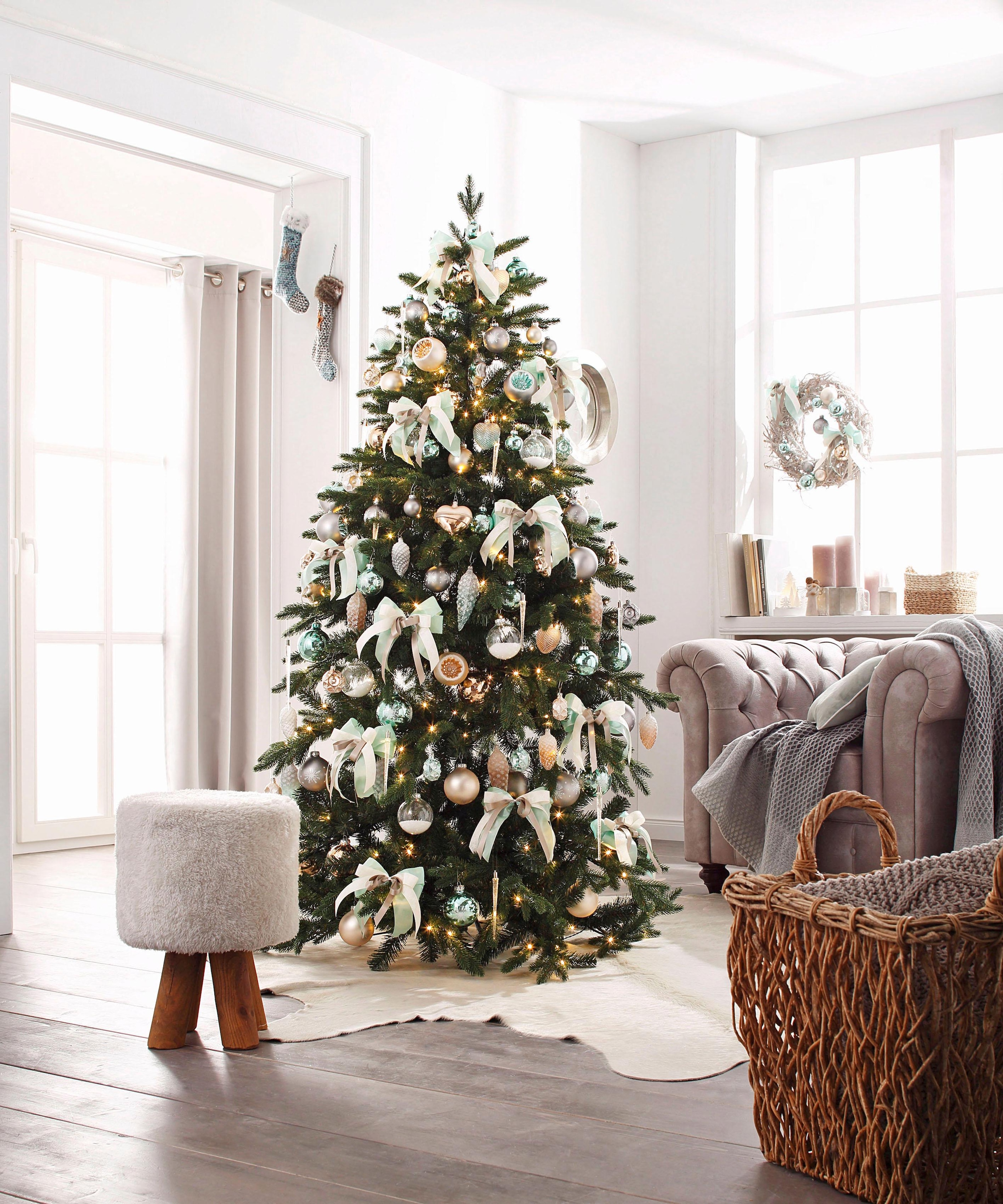 Tannenbaum«, aussen, künstlicher von Christbaum, »Weihnachtsdeko Creativ deco kaufen Weihnachtsbaum Künstlicher Qualität höchster