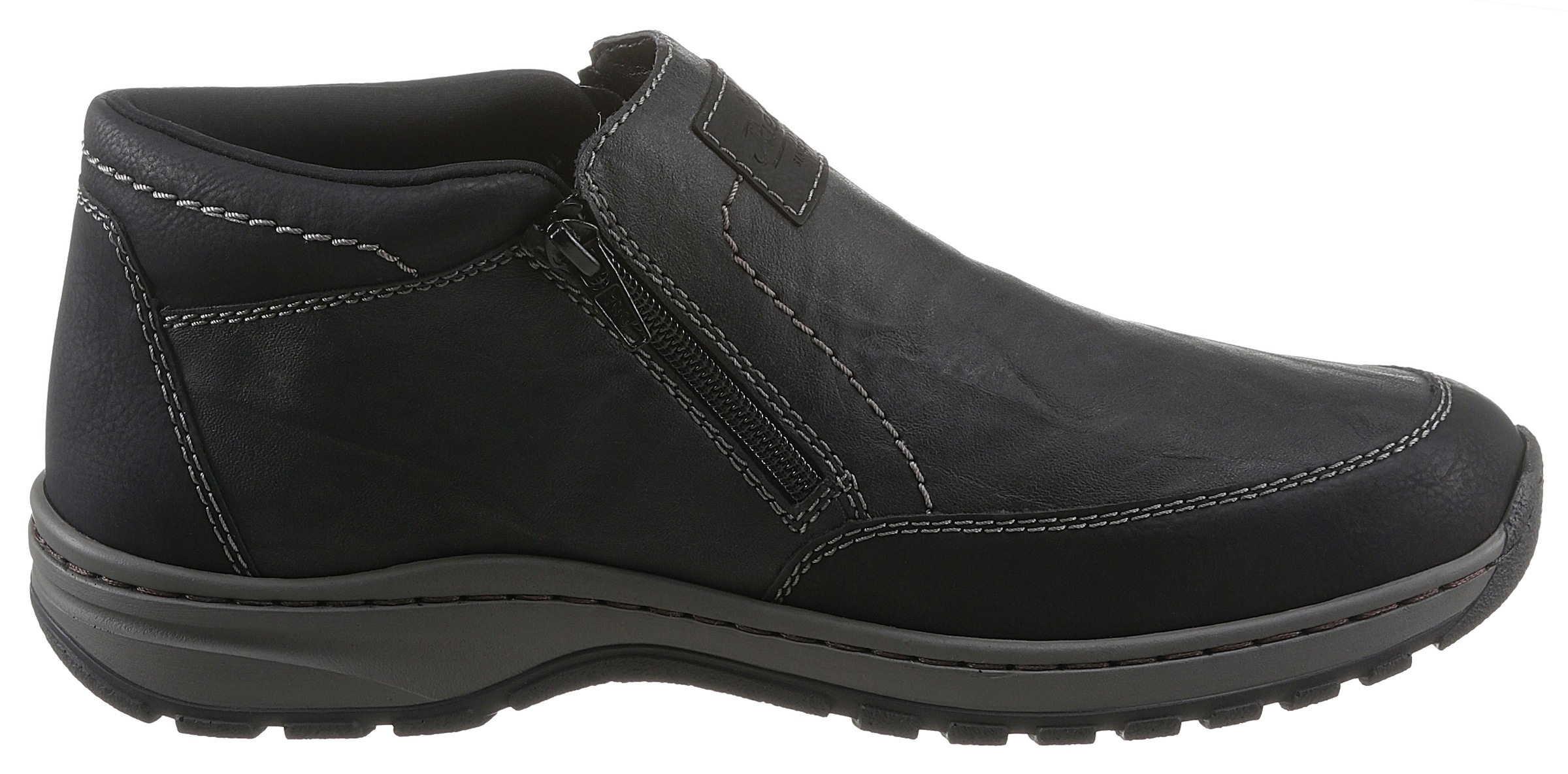 Rieker Winterboots, Winterstiefelette, Halbschuh mit beidseitigen Reissverschlüssen