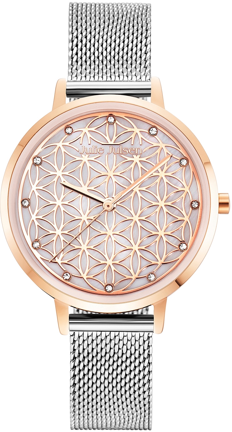 Image of Julie Julsen Quarzuhr »Flower of Life Pearl Rosé, JJW1166RGSME« bei Ackermann Versand Schweiz