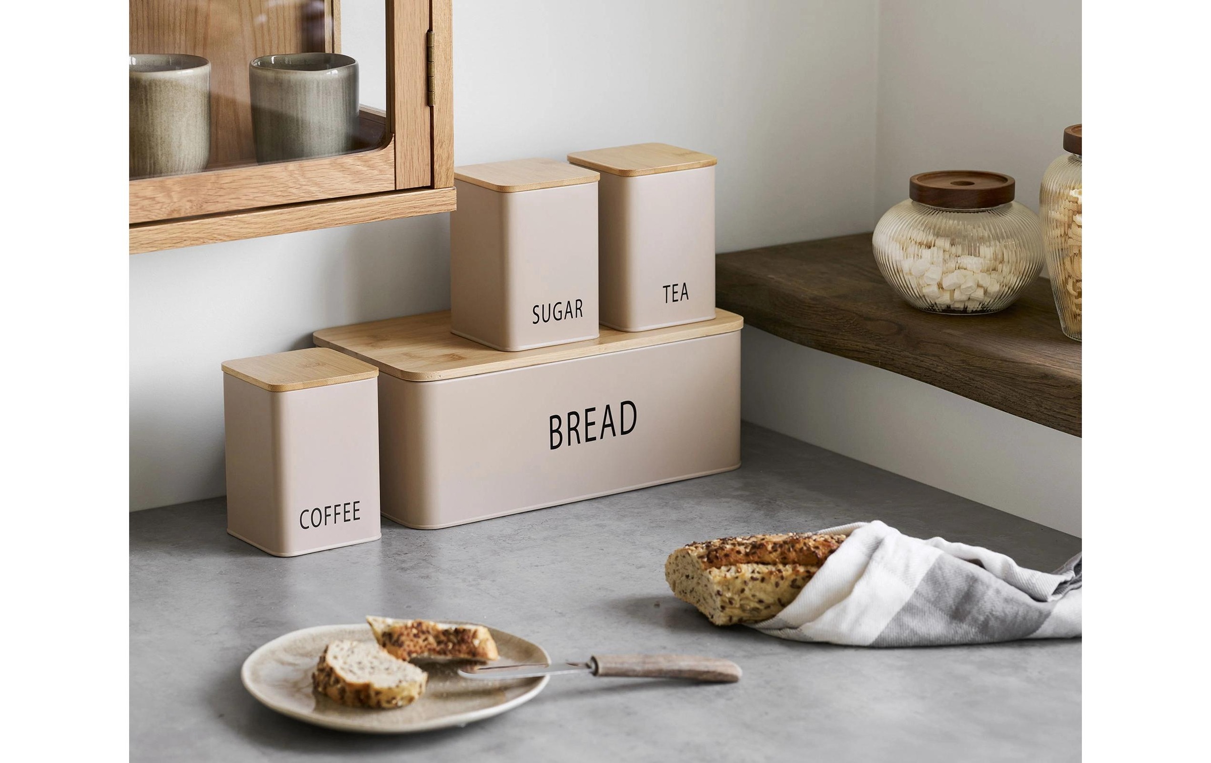 Image of House Nordic Vorratsdose "Tula" Set aus einem Brotkasten und drei Vorratsbehältern