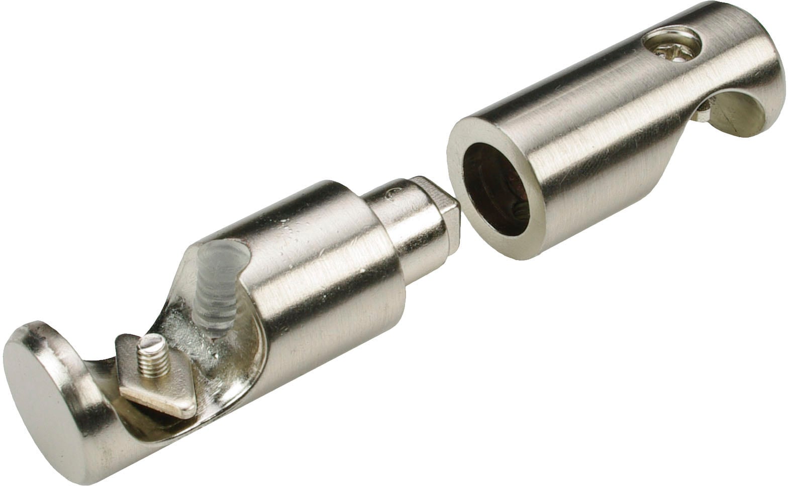 Image of Liedeco Gardinenstangenhalter "Adapter für Deckenträger, Träger 2-läufig "France" - 1 Stück" Halter, Träger für Stangen, Rohre 20 mm