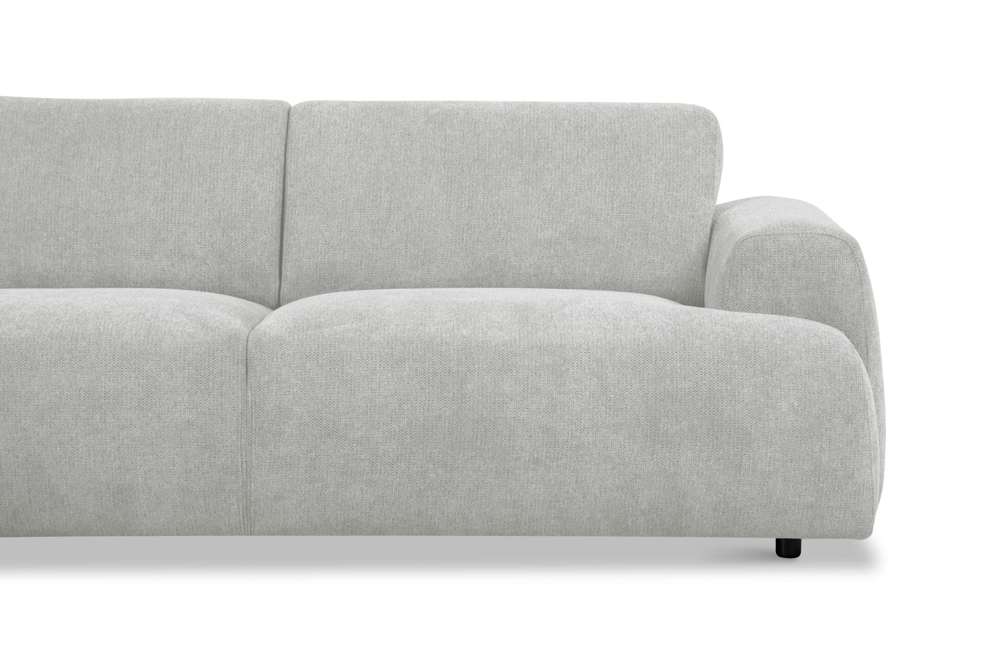 GOODproduct Canapé d'angle »Linkka, Breite 282 cm« forme en L, en tissu chenille doux, avec suspension ondulée