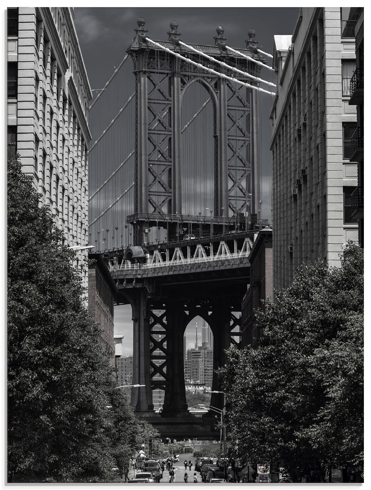 Image of Artland Glasbild »New York Manhattan Bridge«, Amerika, (1 St.) bei Ackermann Versand Schweiz