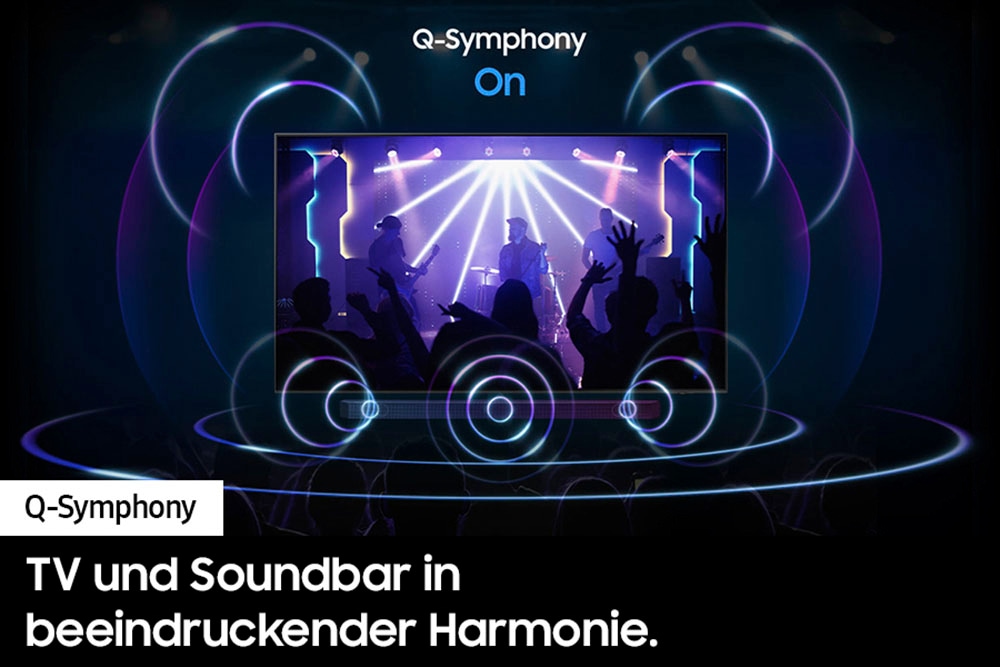 Samsung LED-Fernseher »GU55DU7179U«, 4K Ultra HD, Smart-TV, Crystal UHD, Q-Symphony, Dolby Surround Sound, Triple Tuner, Smart-Hub