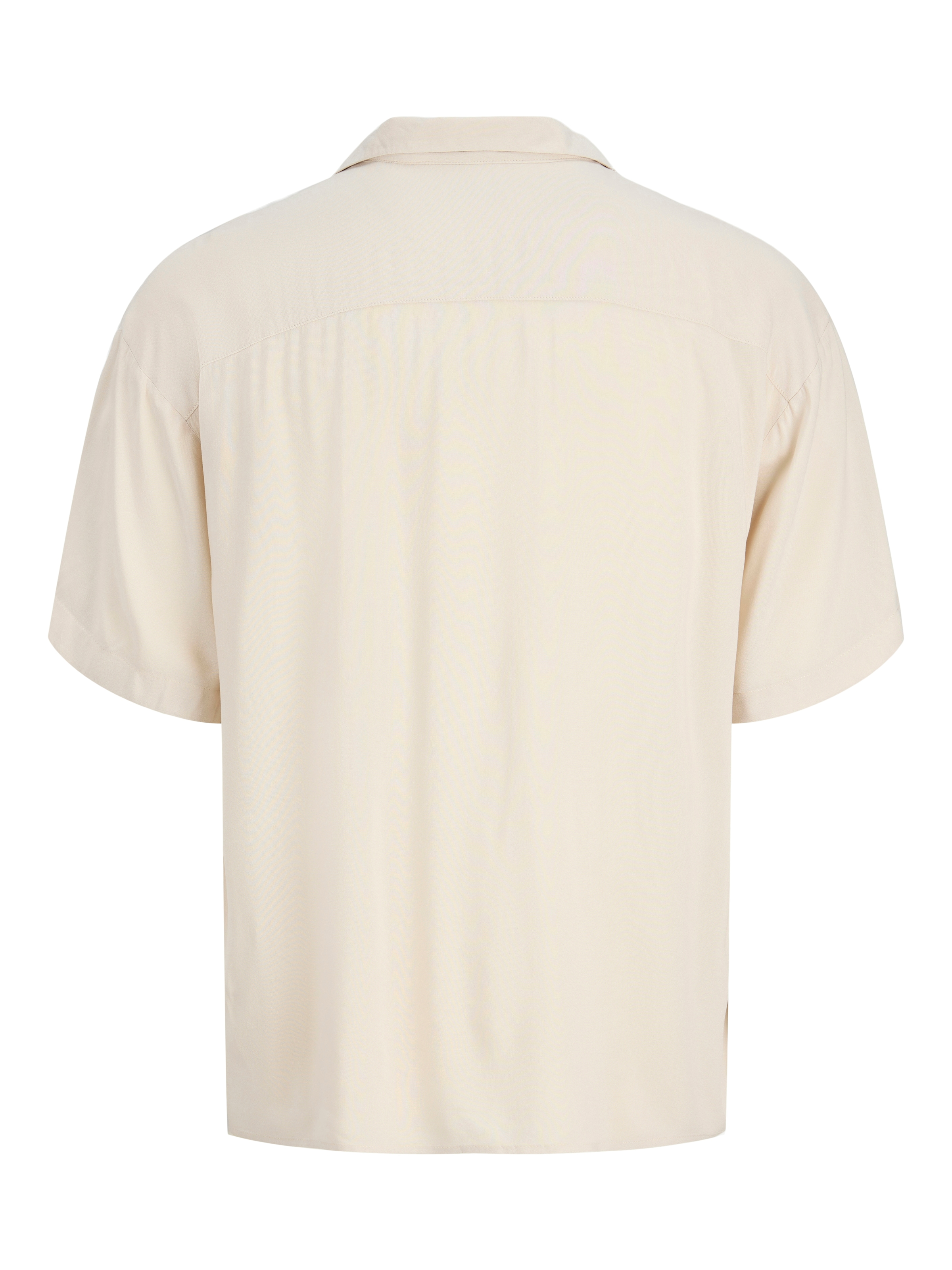 Jack & Jones Kurzarmhemd »JJEJEFF RESORT SOLID SHIRT SS SN« Viskose, loose fit