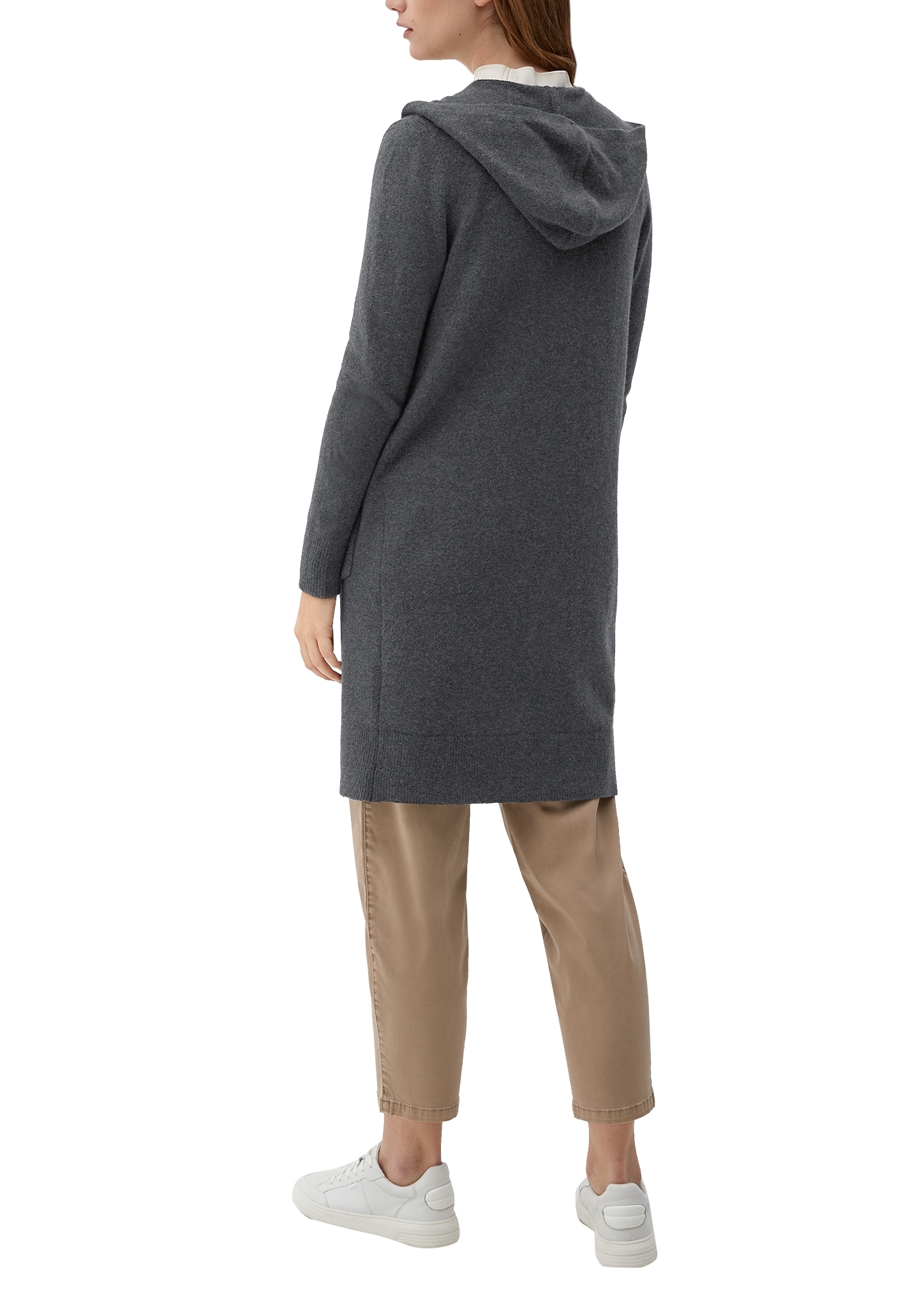 s.Oliver Cardigan à capuche ohne Verschluss, mit Seitentaschen