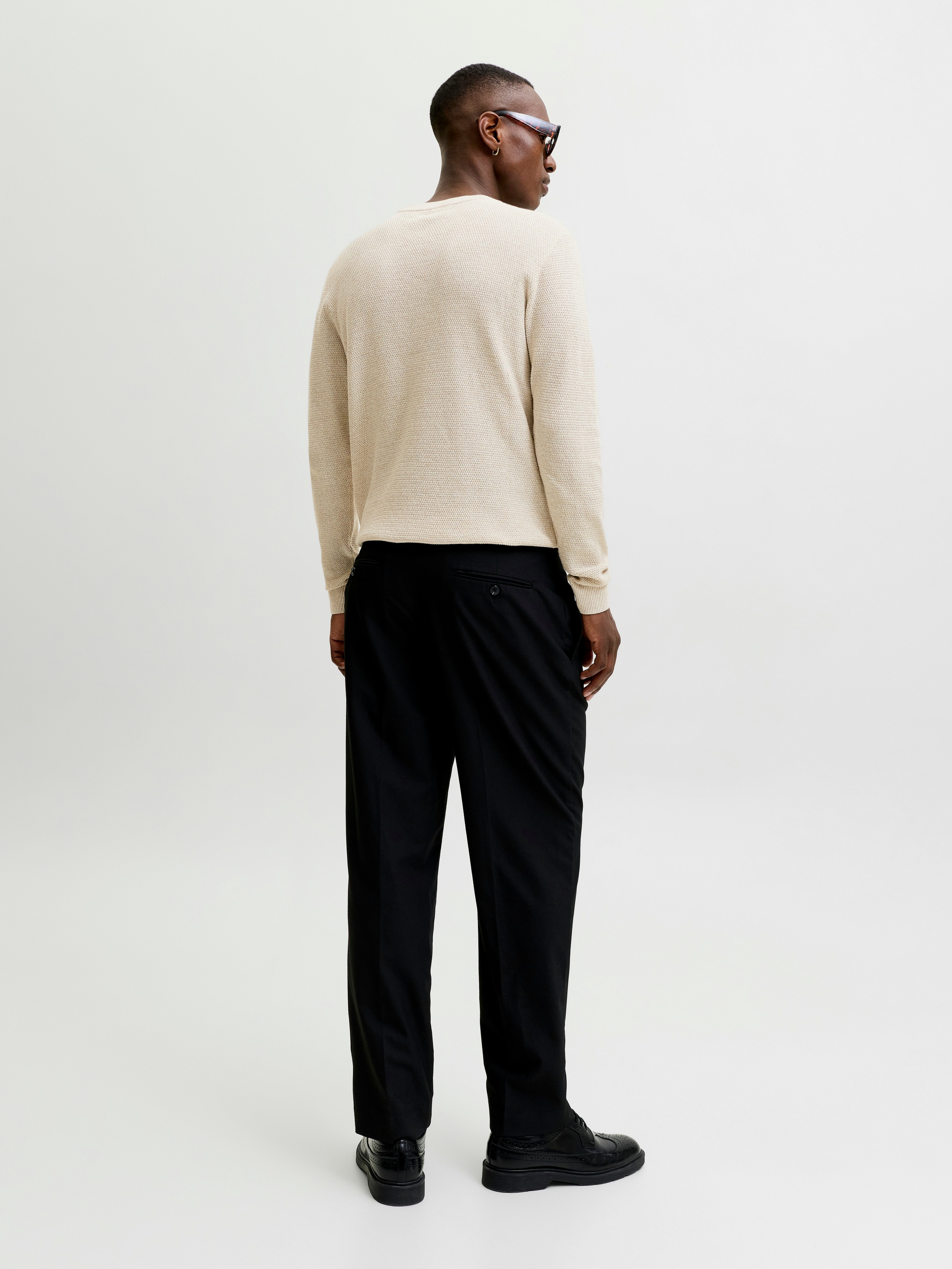 Jack & Jones Strickpullover »JJERYDER KNIT CREW NECK NOOS« Baumwolle, regular fit