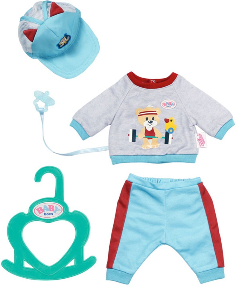 Image of Baby Born Puppenkleidung »Little Sport Outfit blau, 36 cm«, (Set, 5 tlg.) bei Ackermann Versand Schweiz