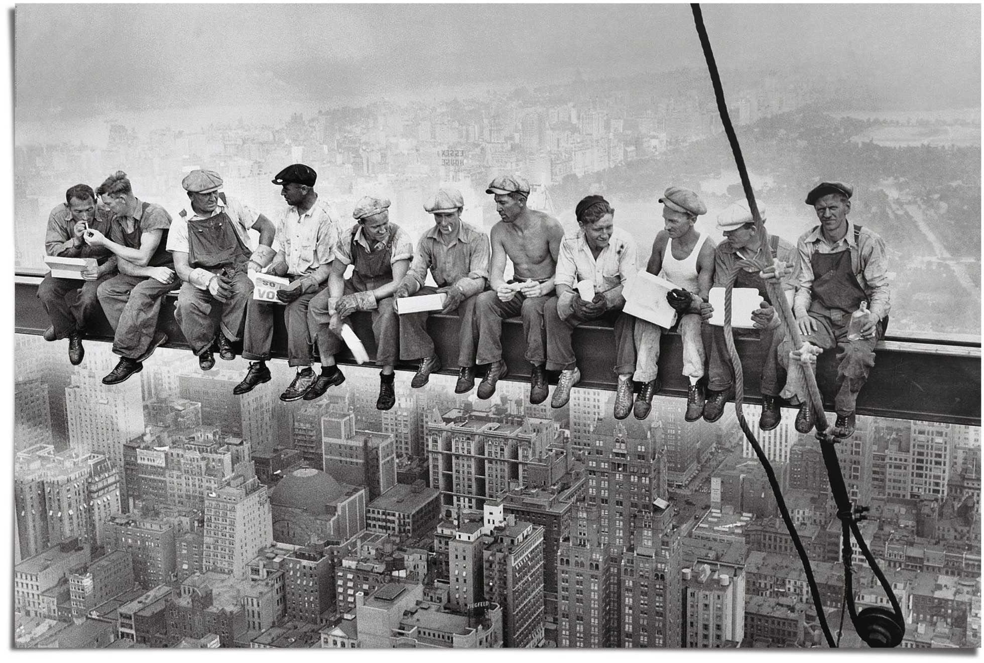 ♕ Reinders! auf »Manhattan (1 Poster versandkostenfrei St.) Stahlarbeiter«