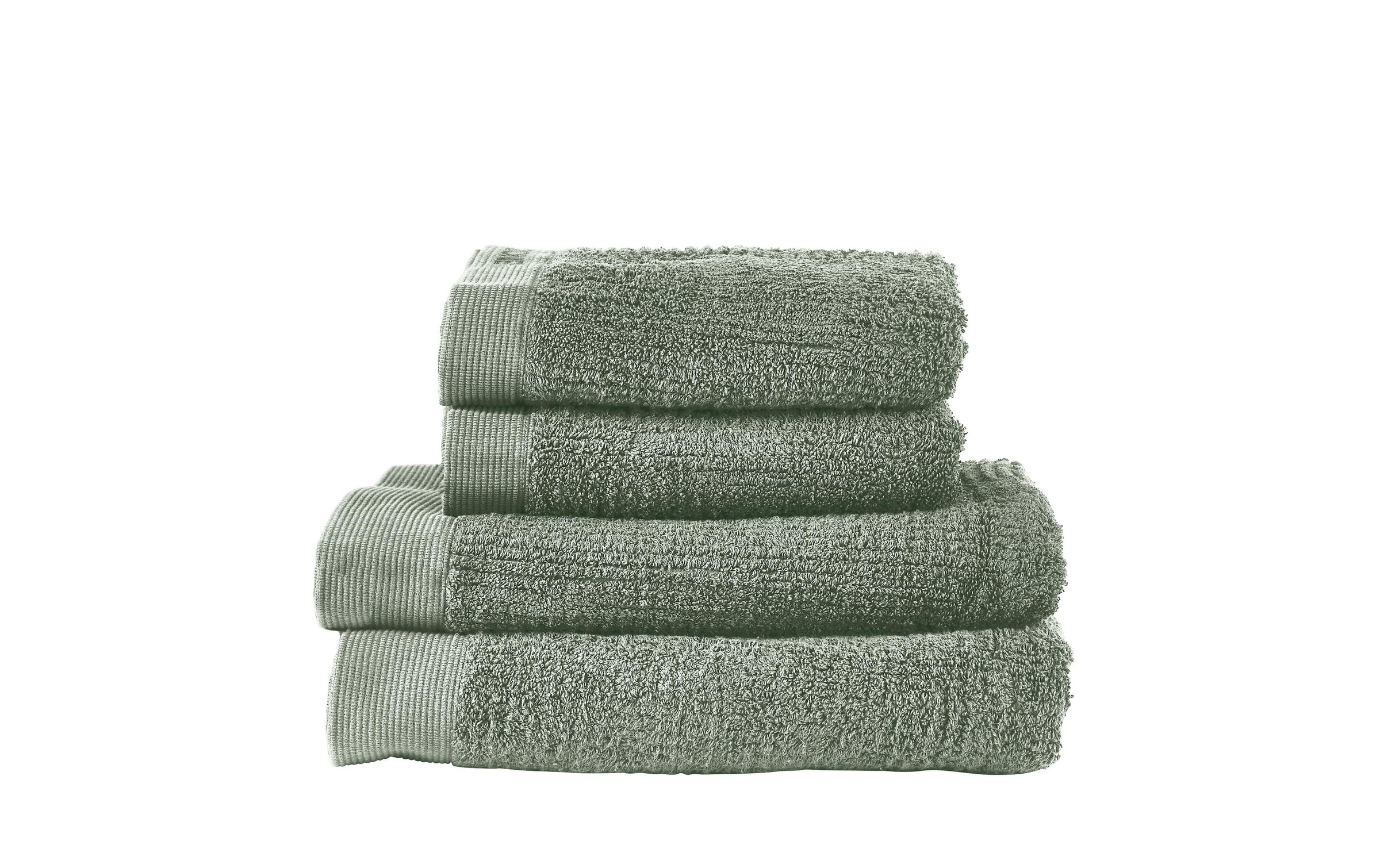 Image of Zone Denmark Handtuch Set "Classic Matcha" 4 tlg. Frottier