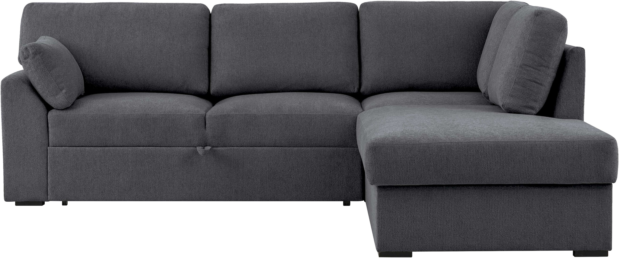 Home affaire Ecksofa »Citry« Breite 242 cm, Chenille, Bettfunktion, Bettkasten, L-Form