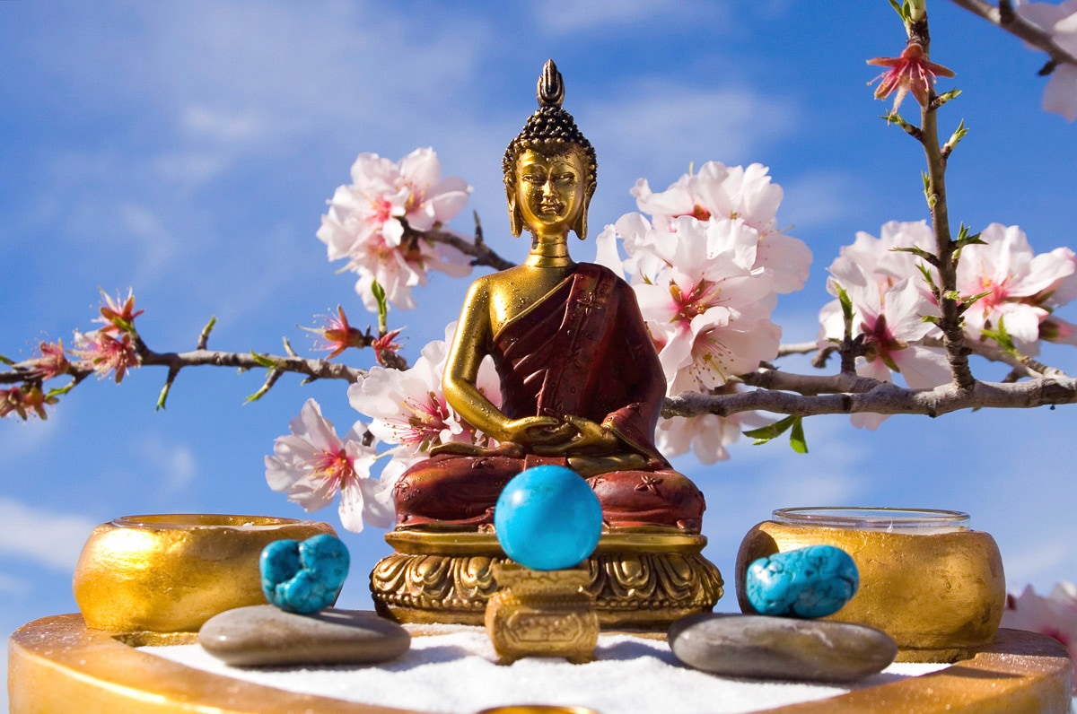 Image of Papermoon Fototapete "Buddah Figur"
